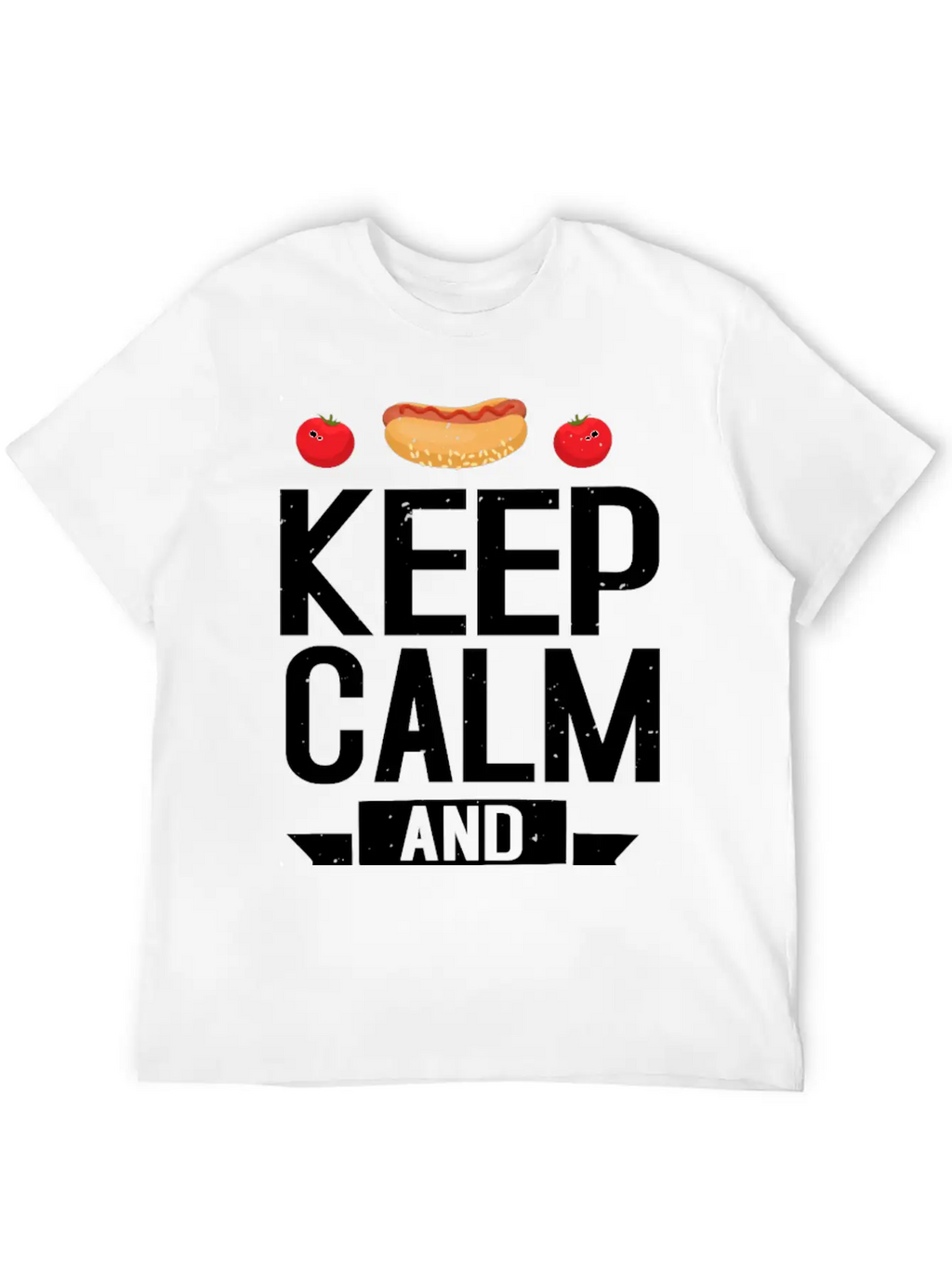 Keep Calm And Keto On Casual Graphic T-Shirt – Simple And Comfortable Daily Wear