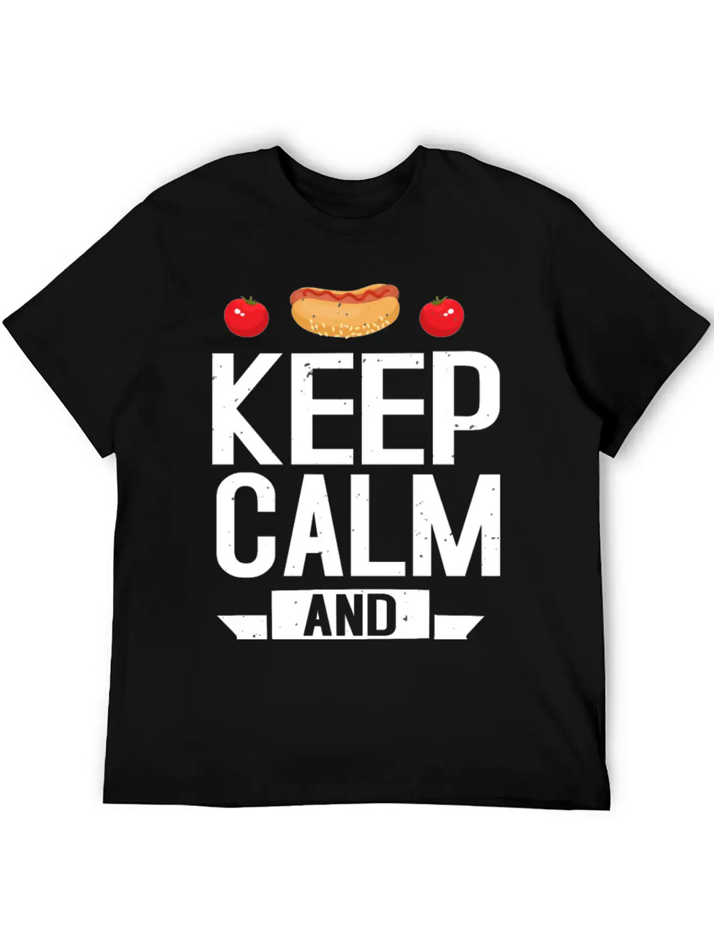 Keep Calm And Keto On Casual Graphic T-Shirt – Simple And Comfortable Daily Wear
