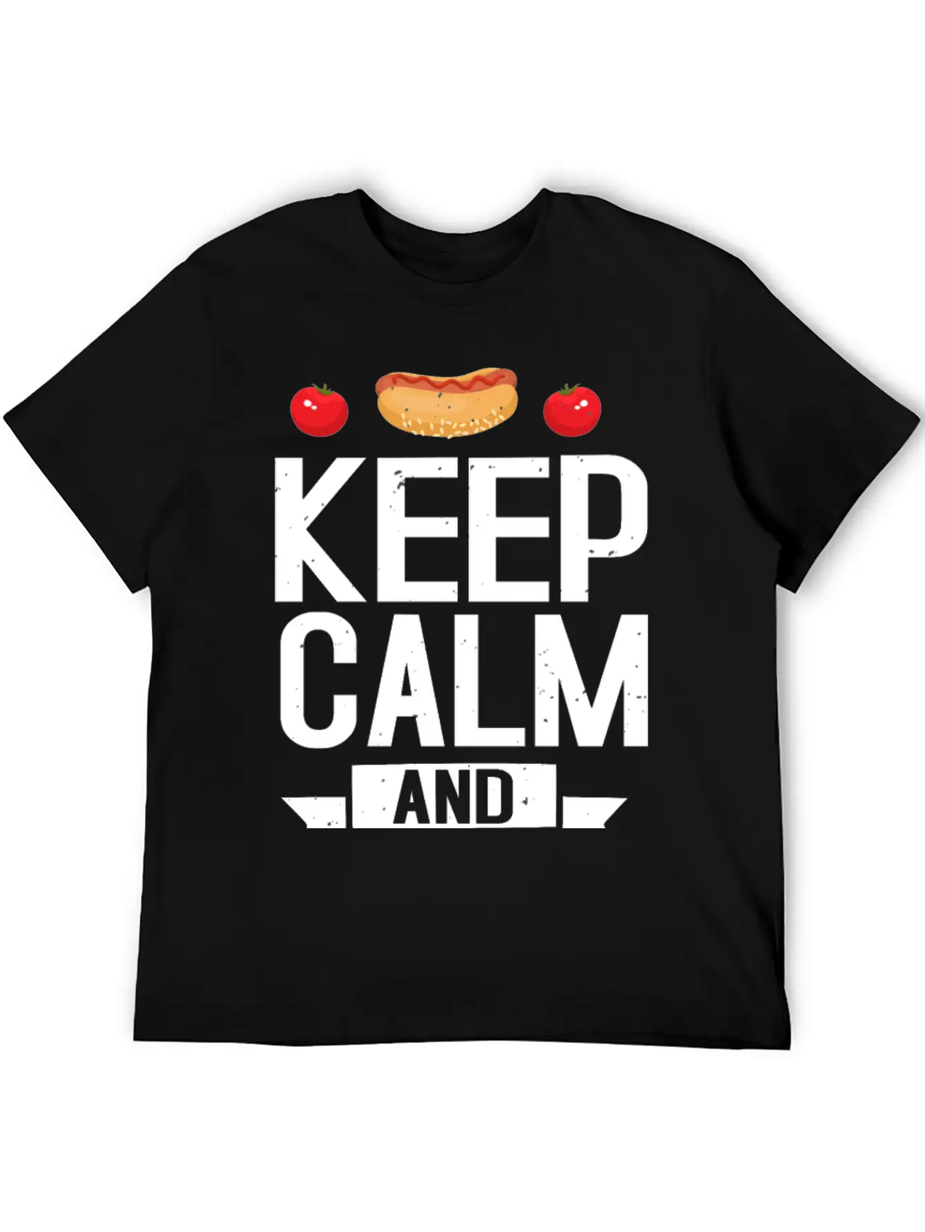 Keep Calm And Keto On Casual Graphic T-Shirt – Simple And Comfortable Daily Wear