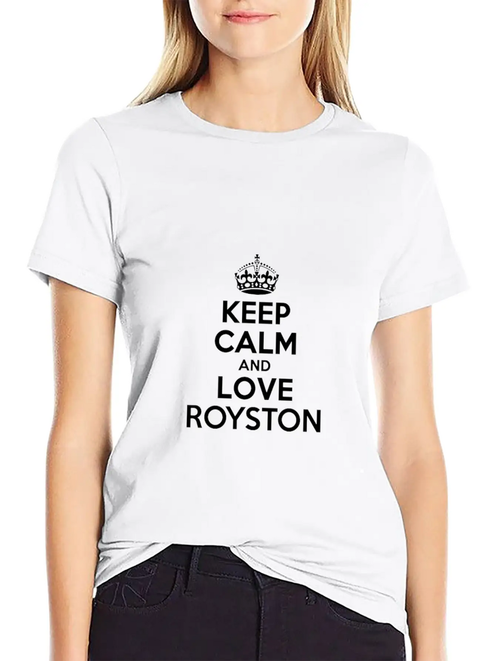 Keep Calm And Love Royston Unisex Short Sleeve Soft Cotton T-Shirt – Casual Everyday Wear