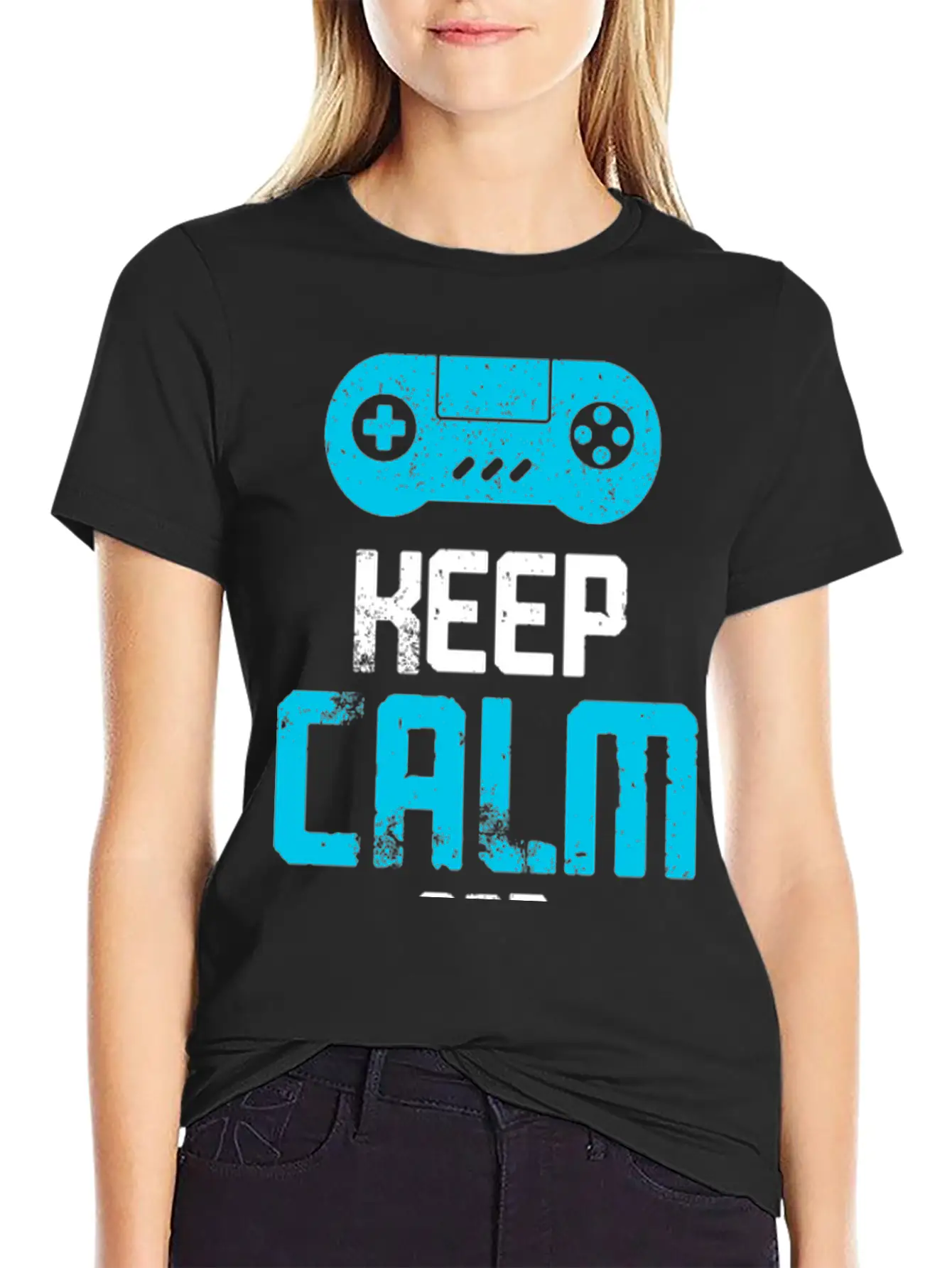Keep Calm And Play Games Unisex Casual T-Shirt – Clean Design For Daily Comfort
