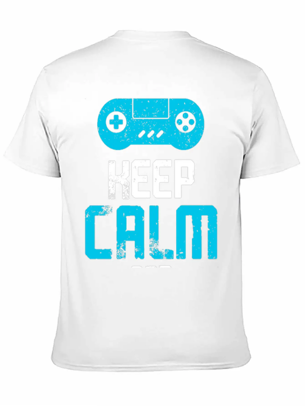 Keep Calm And Play Games Unisex Casual T-Shirt – Clean Design For Daily Comfort