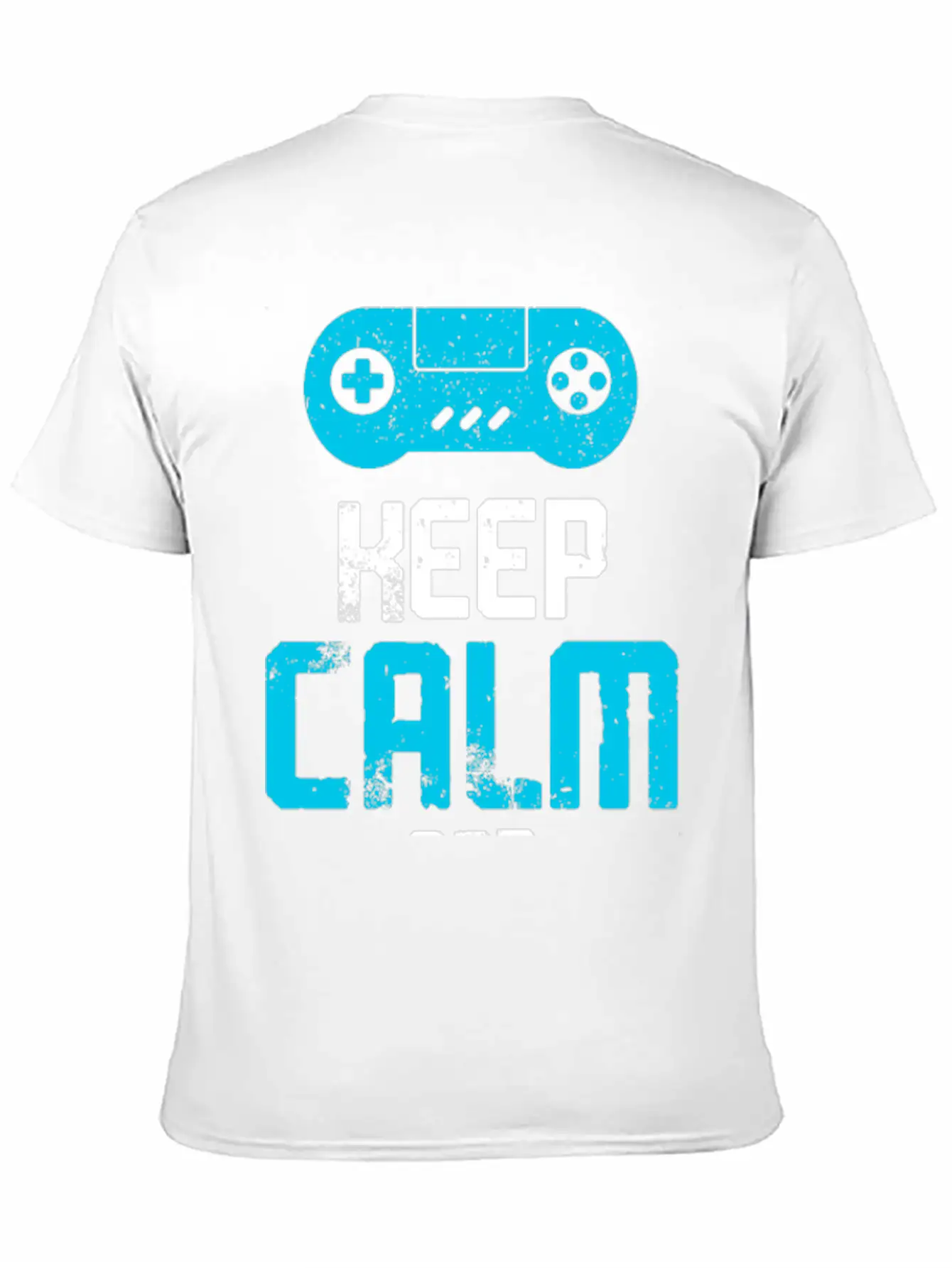 Keep Calm And Play Games Unisex Casual T-Shirt – Clean Design For Daily Comfort
