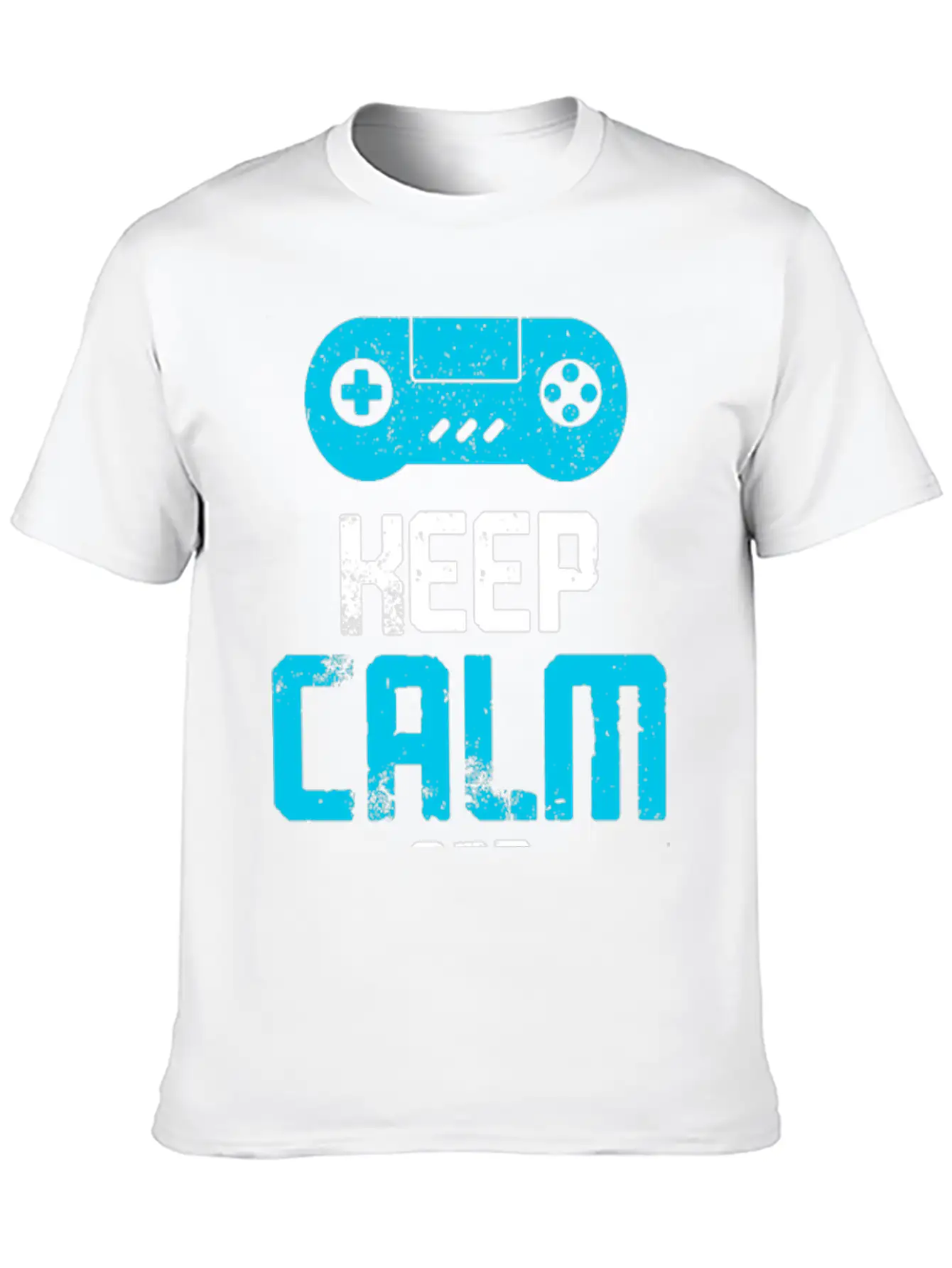 Keep Calm And Play Games Unisex Casual T-Shirt – Clean Design For Daily Comfort