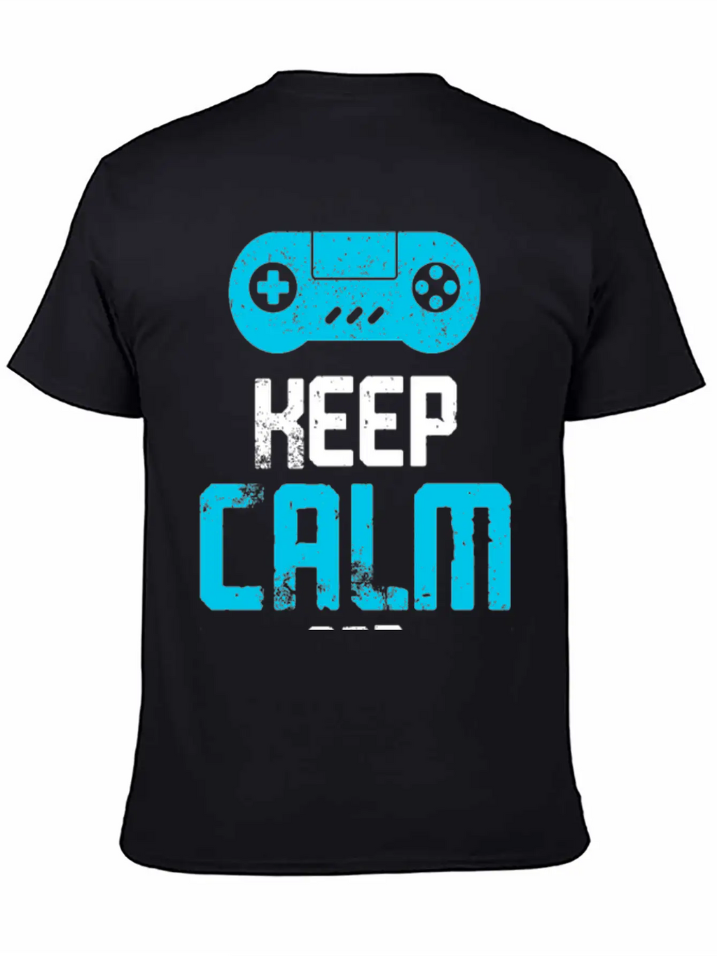 Keep Calm And Play Games Unisex Casual T-Shirt – Clean Design For Daily Comfort
