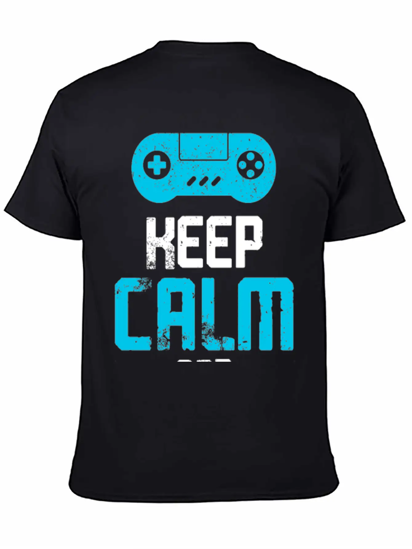 Keep Calm And Play Games Unisex Casual T-Shirt – Clean Design For Daily Comfort