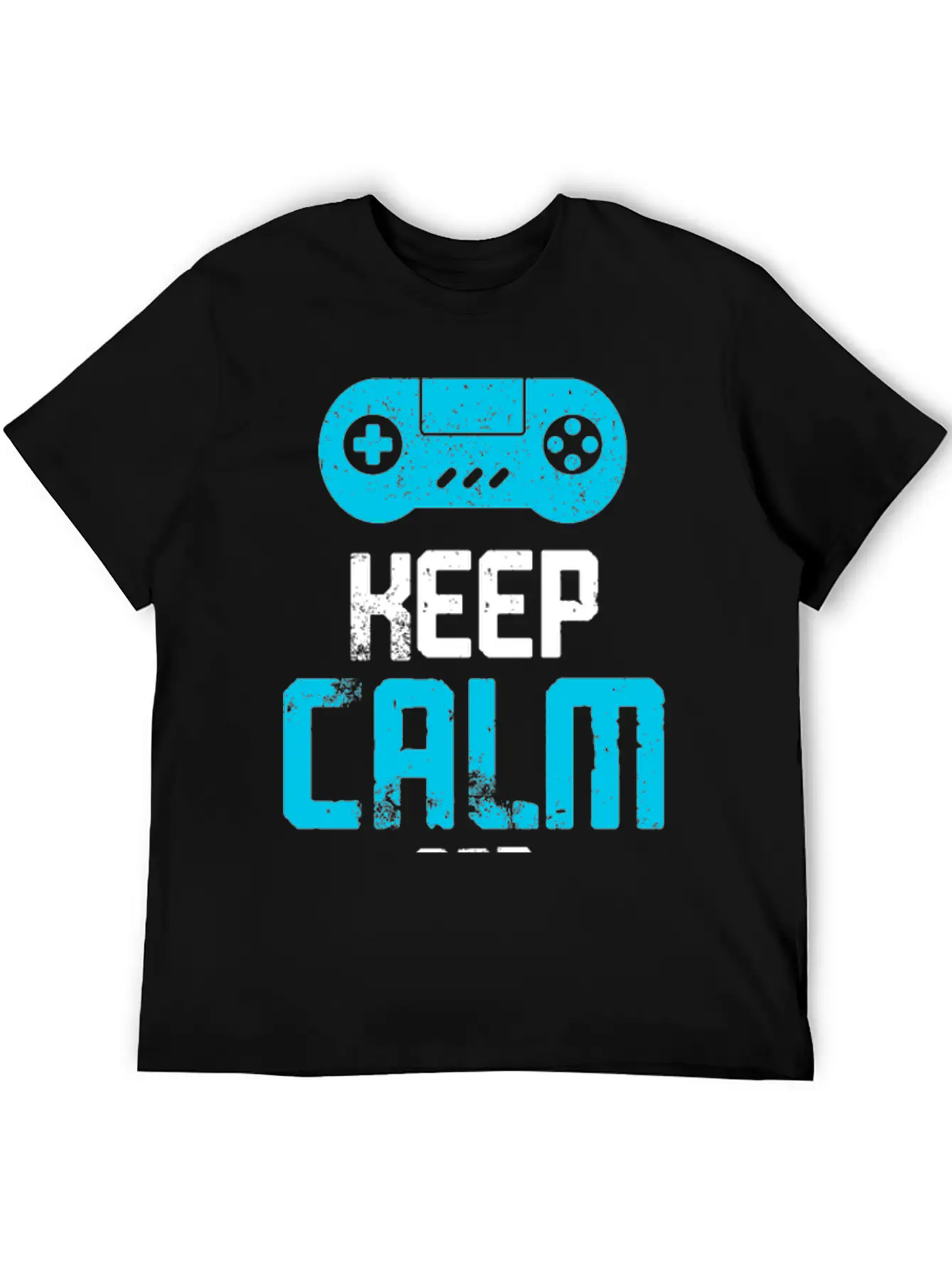 Keep Calm And Play Games Unisex Casual T-Shirt – Clean Design For Daily Comfort