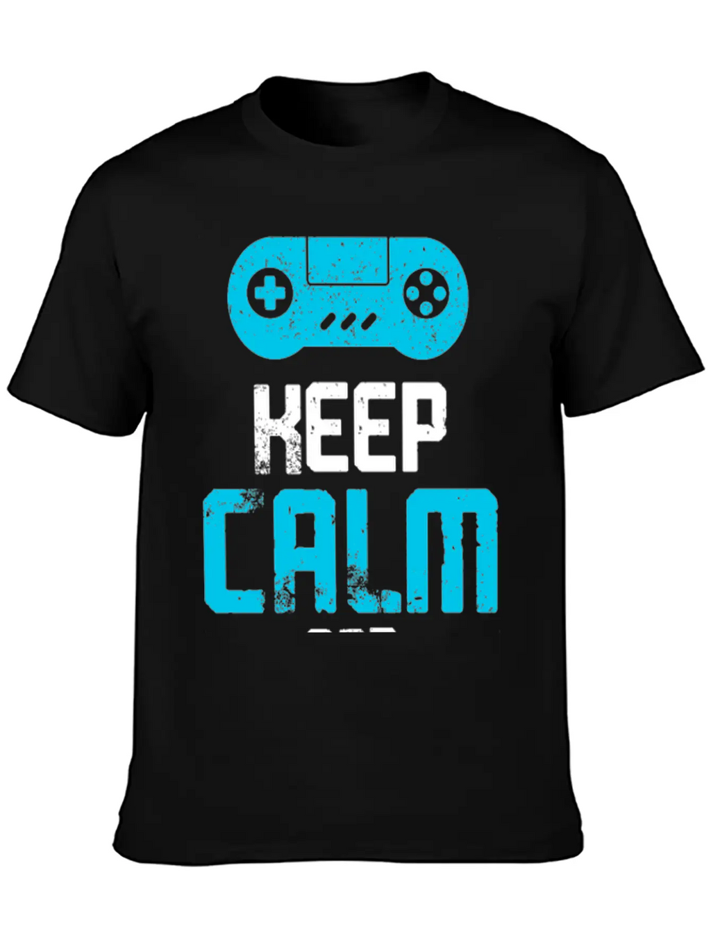 Keep Calm And Play Games Unisex Casual T-Shirt – Clean Design For Daily Comfort