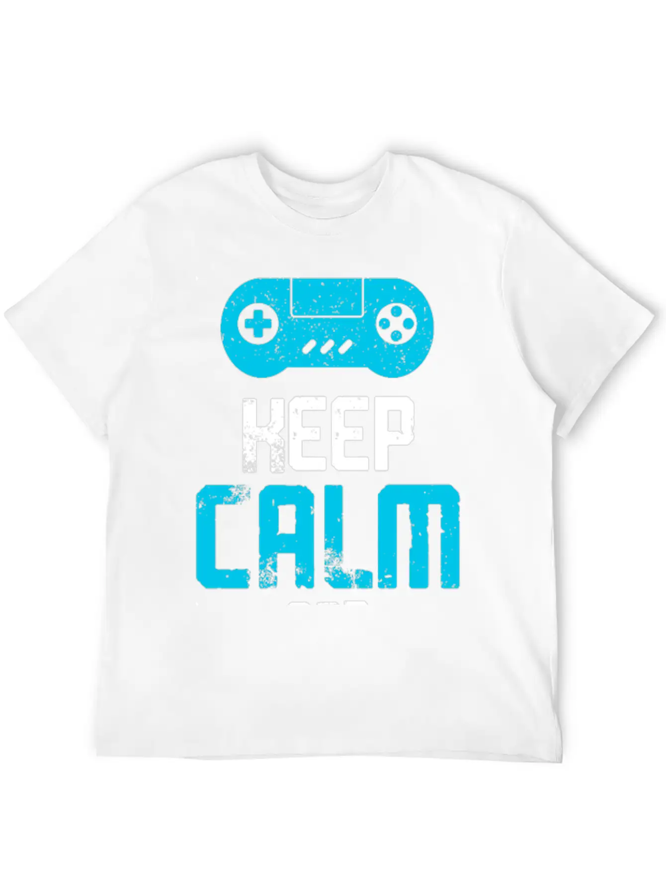 Keep Calm And Play Games Unisex Casual T-Shirt – Clean Design For Daily Comfort