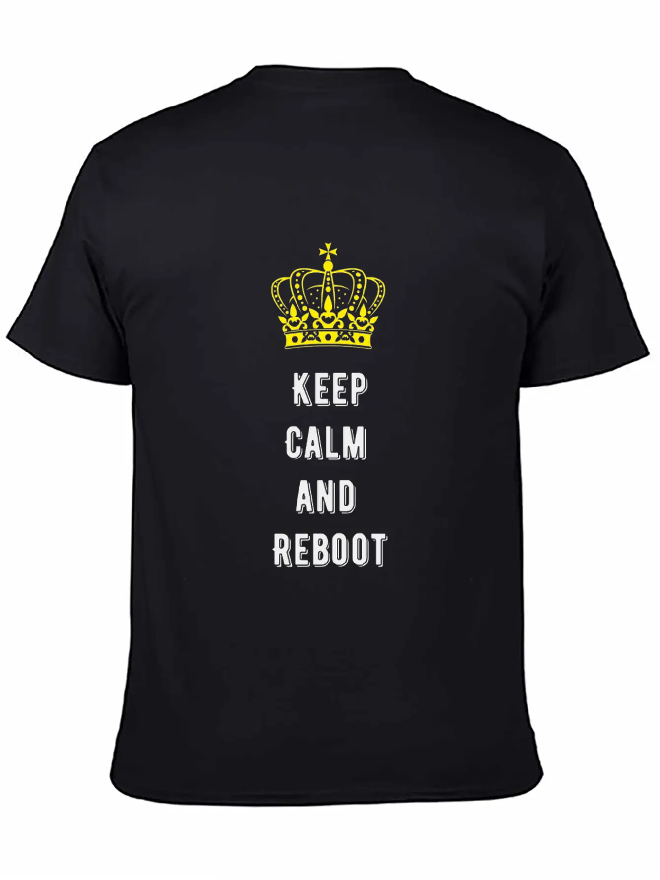 Keep Calm And Reboot Unisex Casual T-Shirt – Clean Design For Daily Comfort