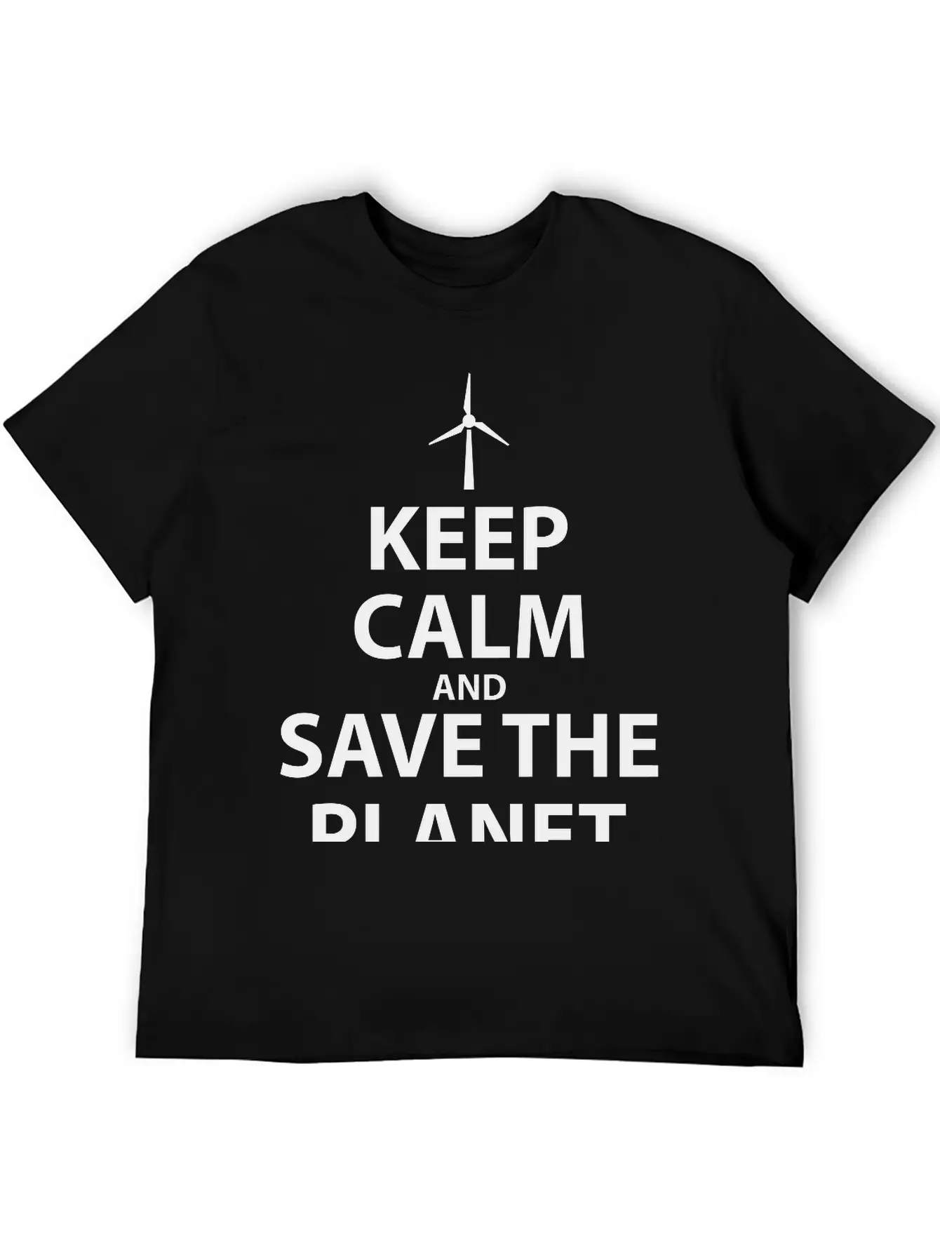 Keep Calm And Save The Planet Unisex Casual T-Shirt – Clean Design For Daily Comfort