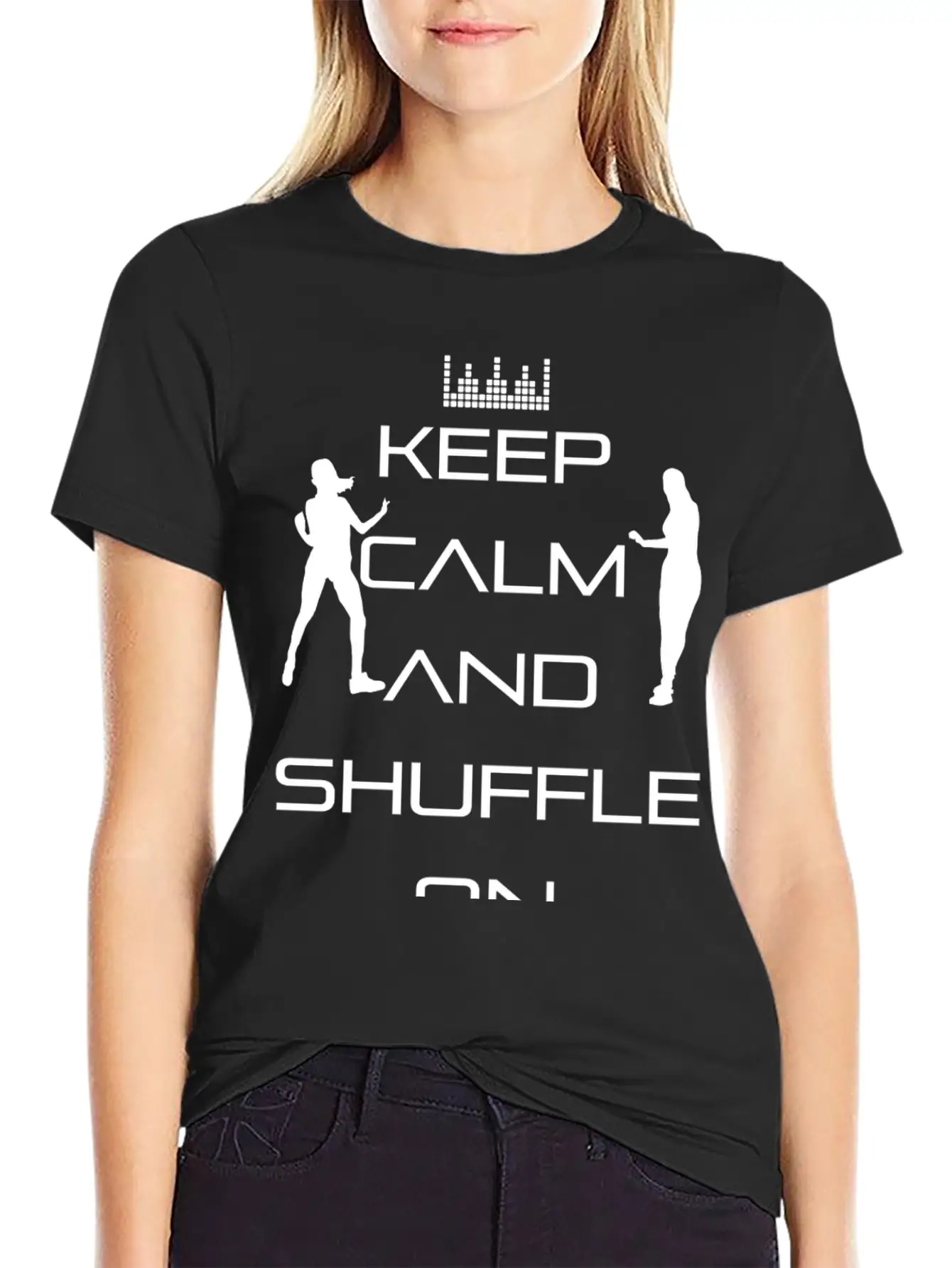 Keep Calm And Shuffle On - Keep Calm! Unisex Casual T-Shirt – Clean Design For Daily Comfort