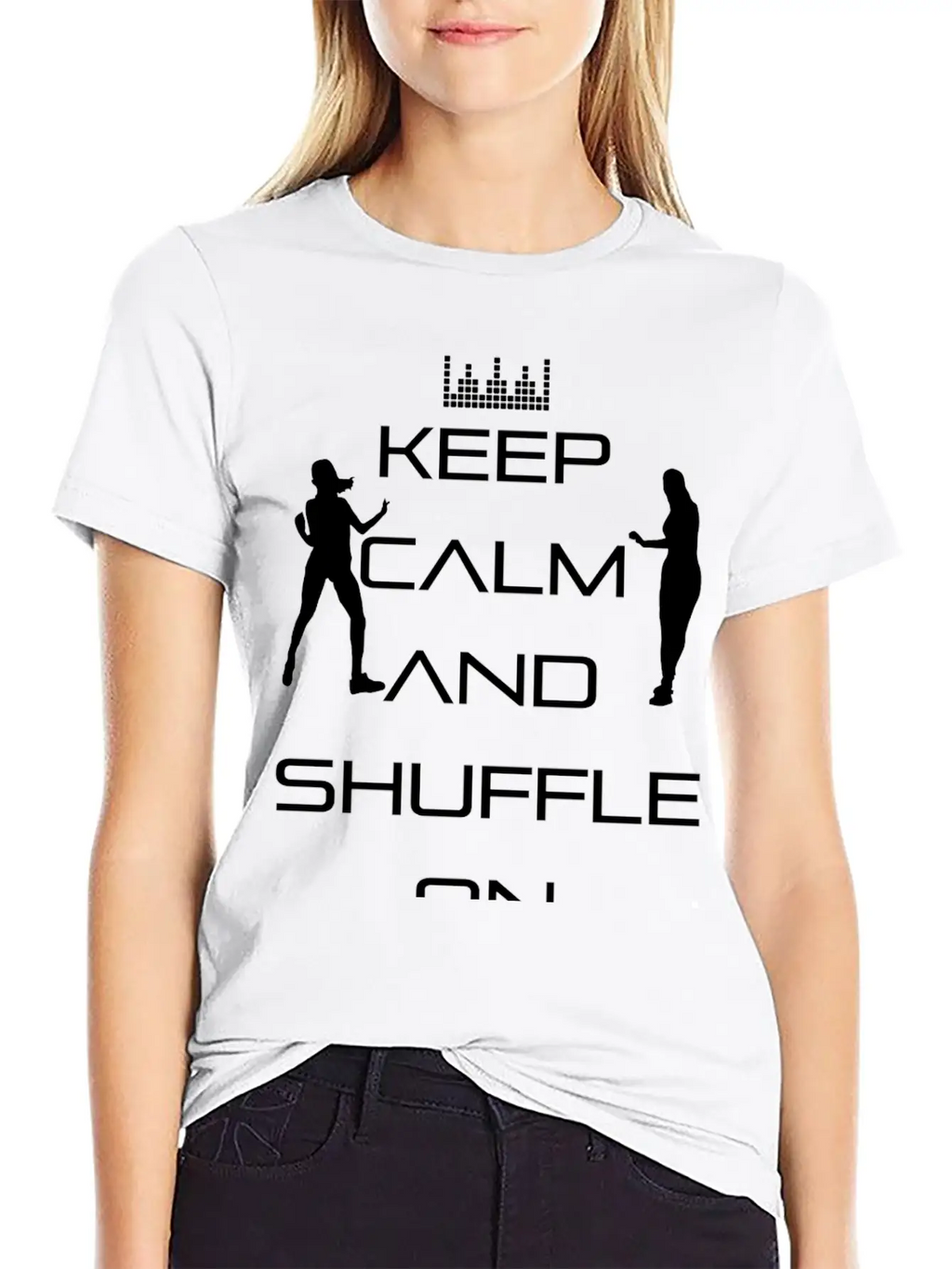 Keep Calm And Shuffle On - Keep Calm! Unisex Casual T-Shirt – Clean Design For Daily Comfort
