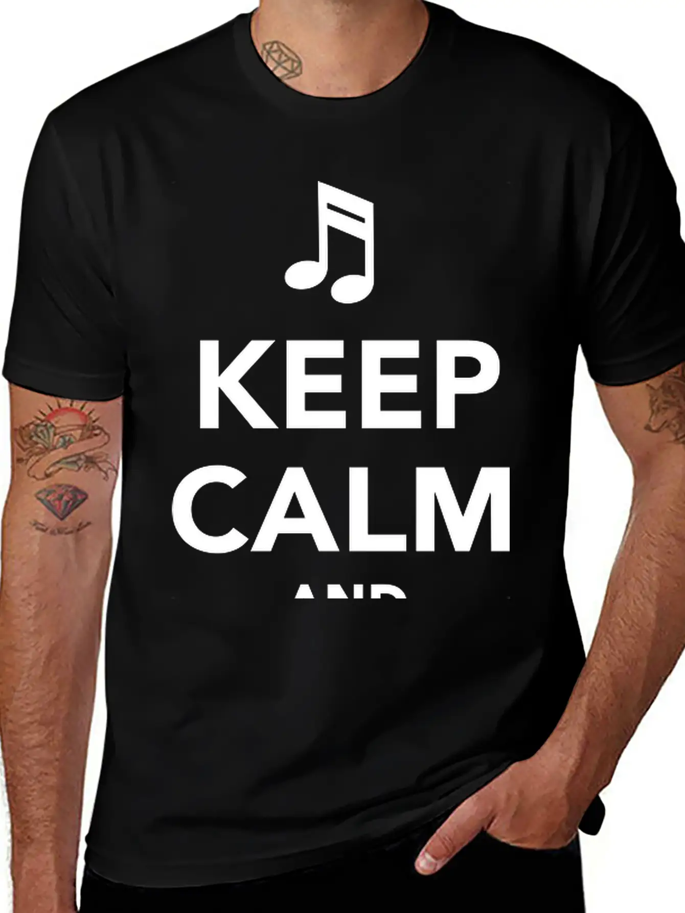 Keep Calm And Sing On Unisex Casual T-Shirt – Clean Design For Daily Comfort