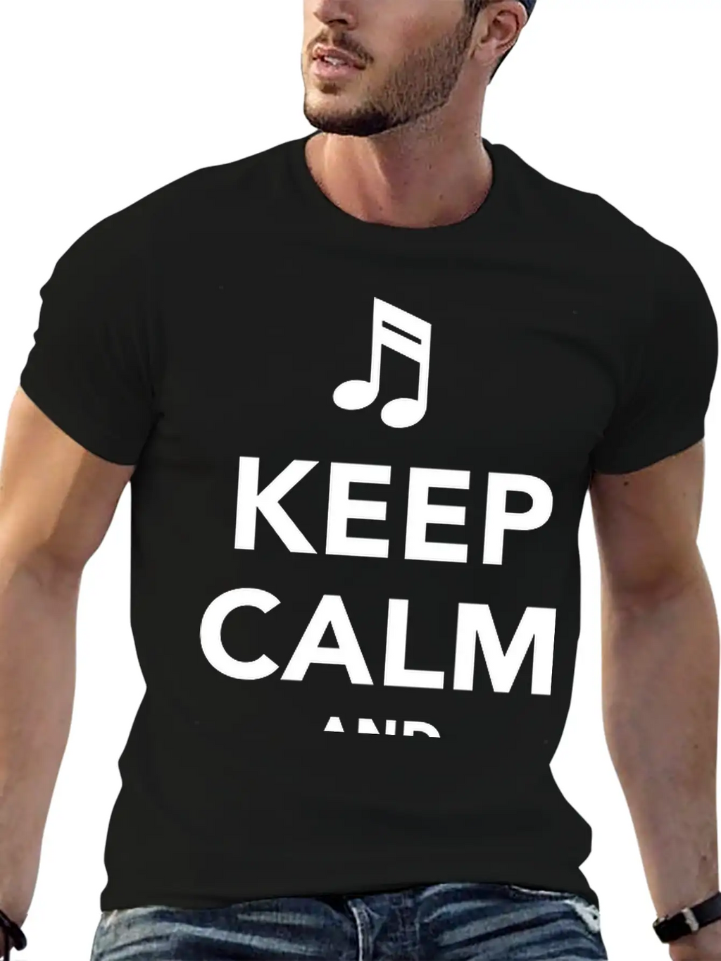 Keep Calm And Sing On Unisex Casual T-Shirt – Clean Design For Daily Comfort