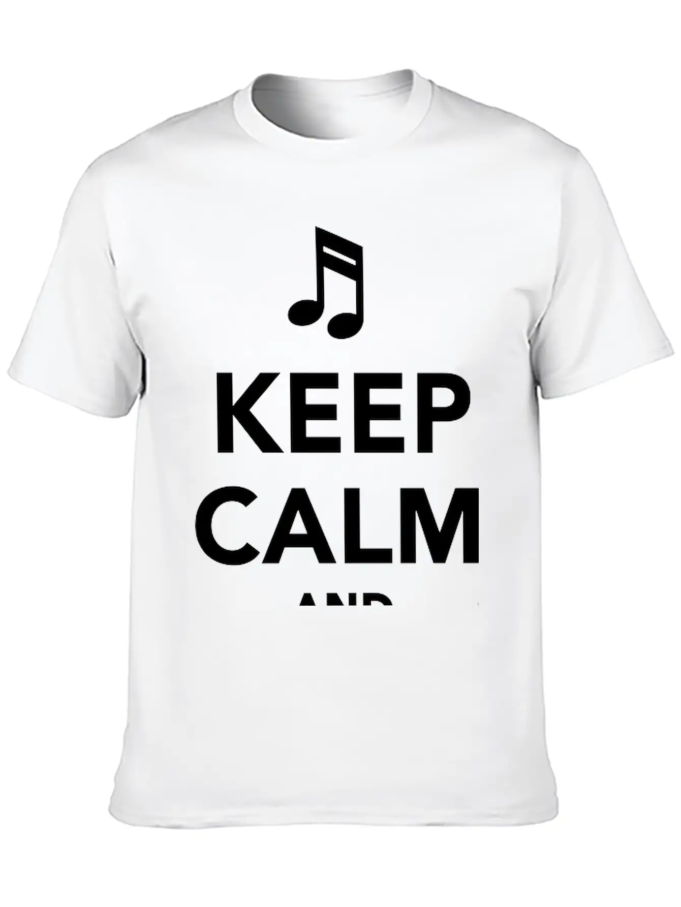 Keep Calm And Sing On Unisex Casual T-Shirt – Clean Design For Daily Comfort