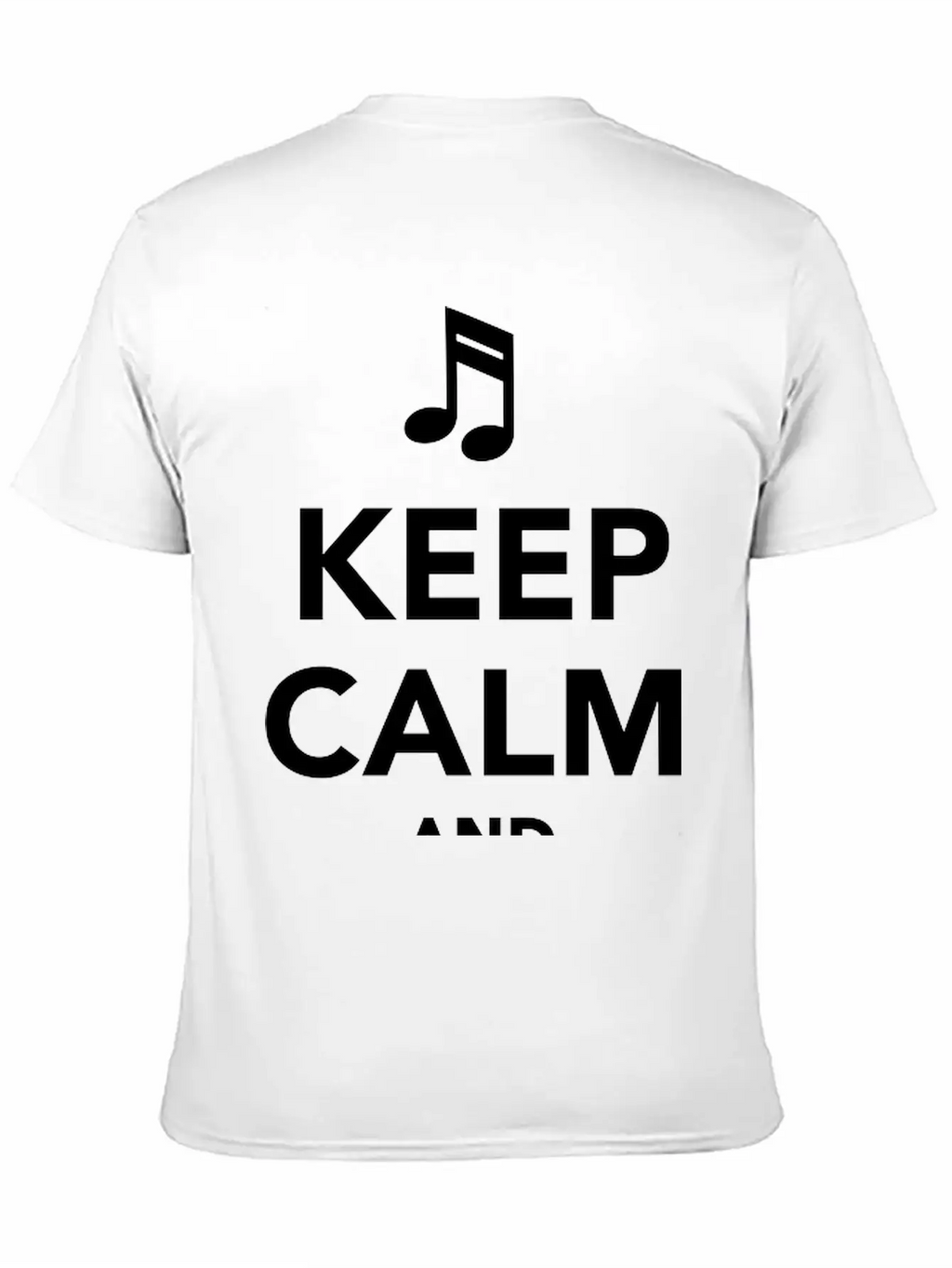 Keep Calm And Sing On Unisex Casual T-Shirt – Clean Design For Daily Comfort
