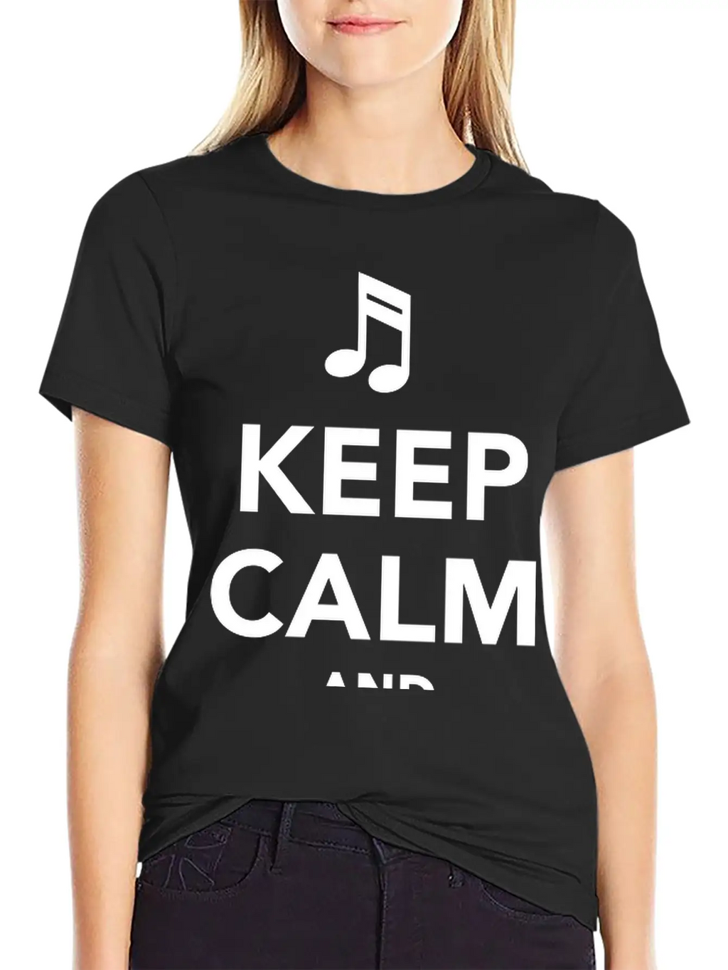 Keep Calm And Sing On Unisex Casual T-Shirt – Clean Design For Daily Comfort