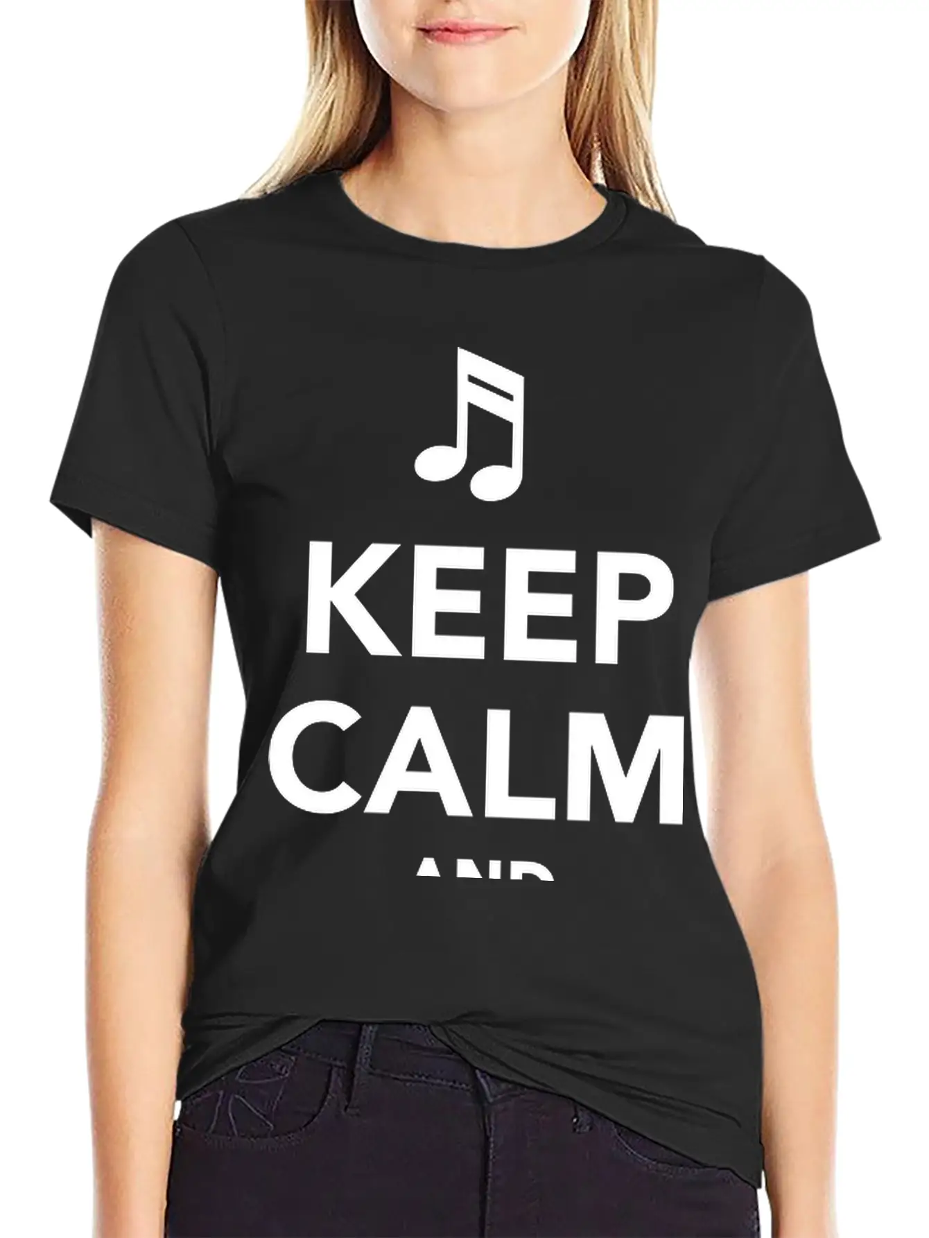 Keep Calm And Sing On Unisex Casual T-Shirt – Clean Design For Daily Comfort