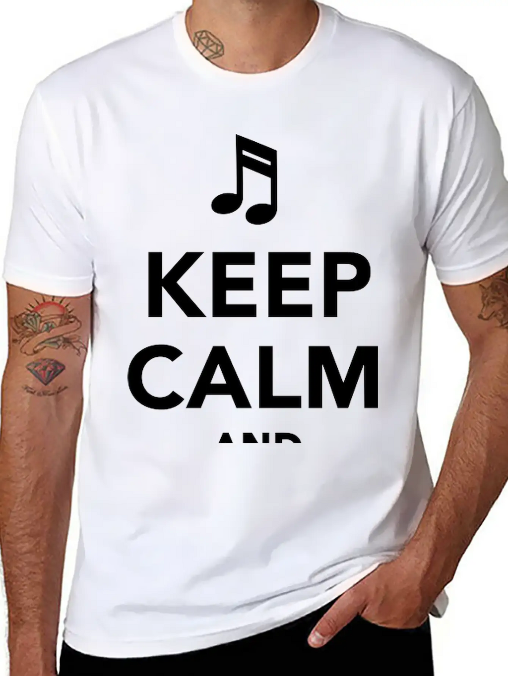 Keep Calm And Sing On Unisex Casual T-Shirt – Clean Design For Daily Comfort
