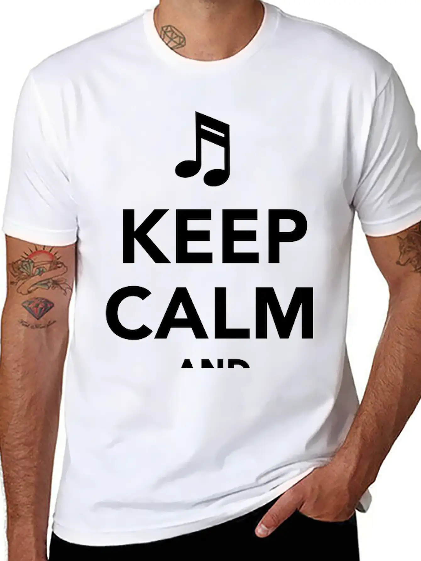 Keep Calm And Sing On Unisex Casual T-Shirt – Clean Design For Daily Comfort