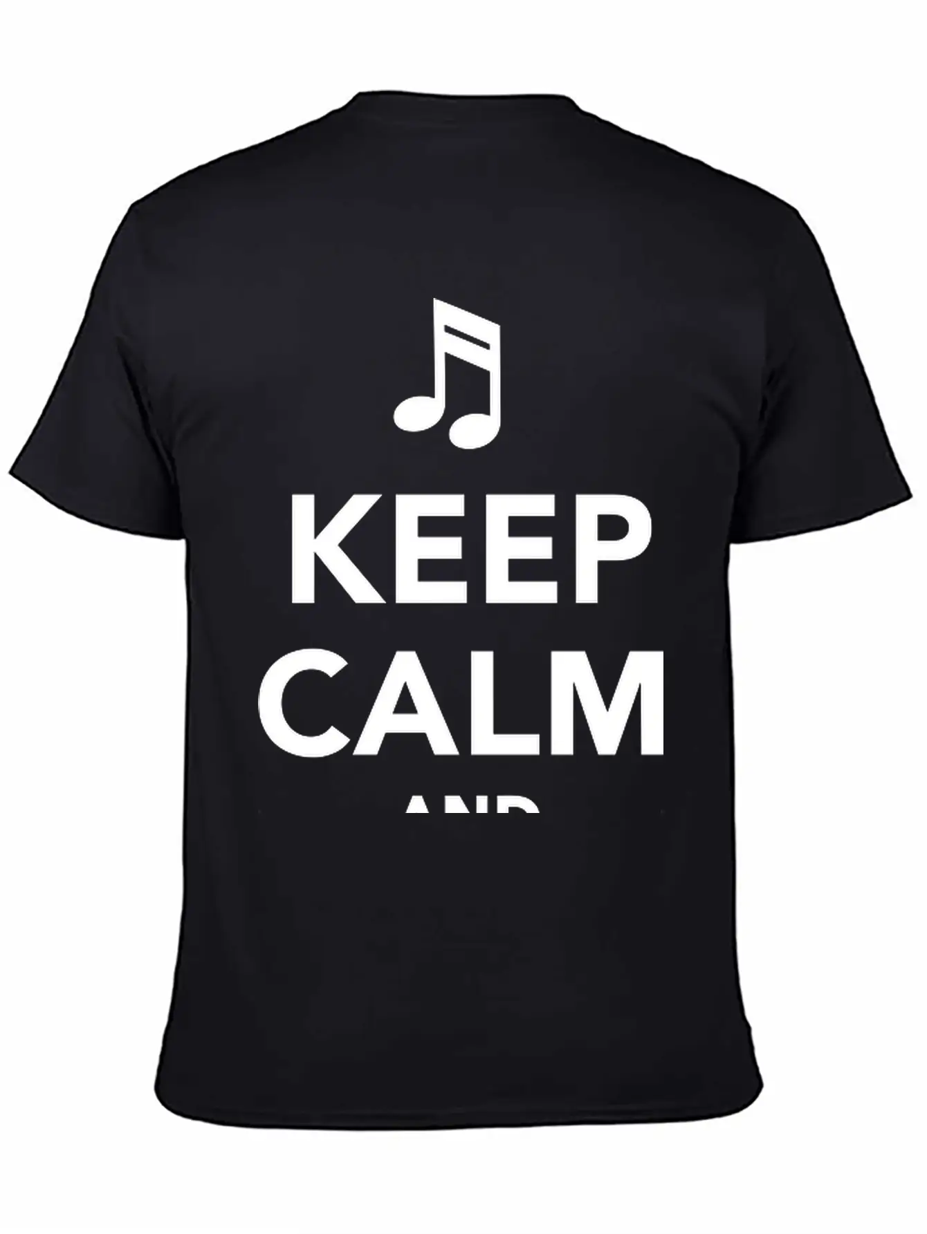 Keep Calm And Sing On Unisex Casual T-Shirt – Clean Design For Daily Comfort