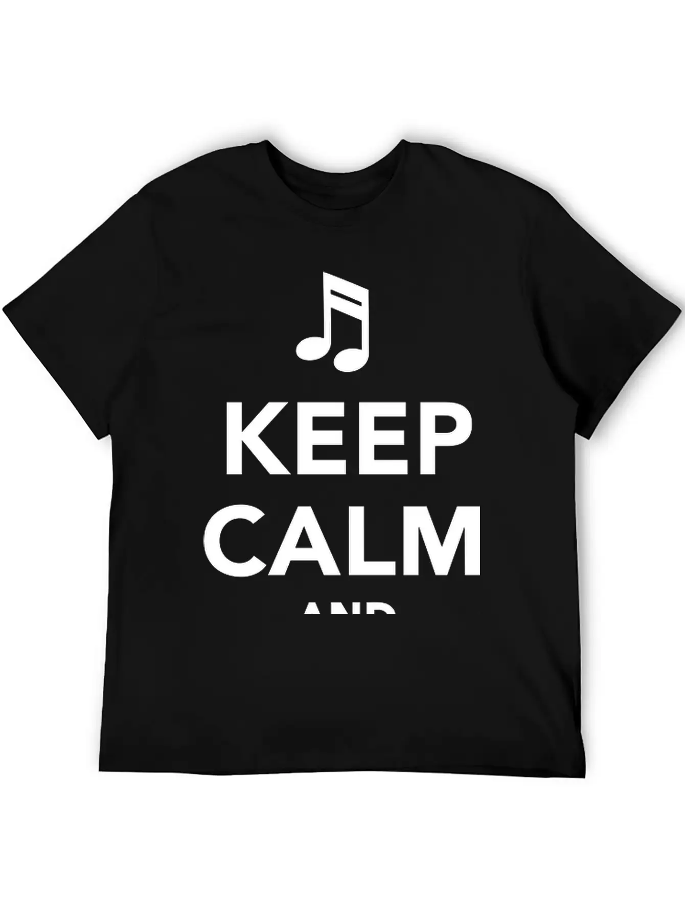 Keep Calm And Sing On Unisex Casual T-Shirt – Clean Design For Daily Comfort
