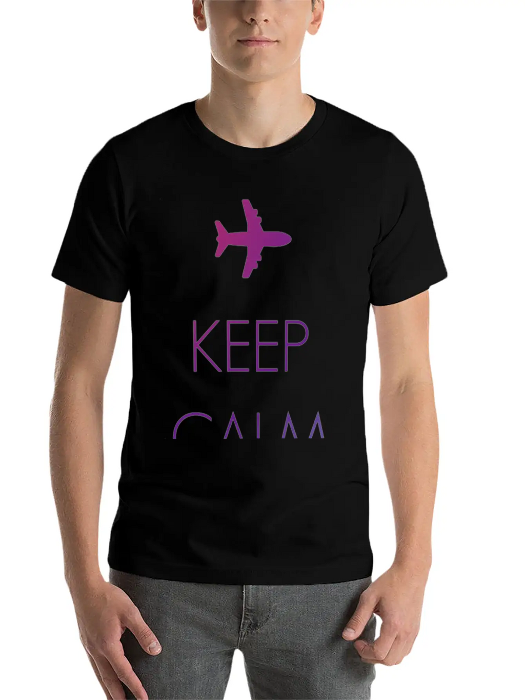 Keep Calm And Travel Often Breathable Soft Cotton T-Shirt – Timeless Casual Look