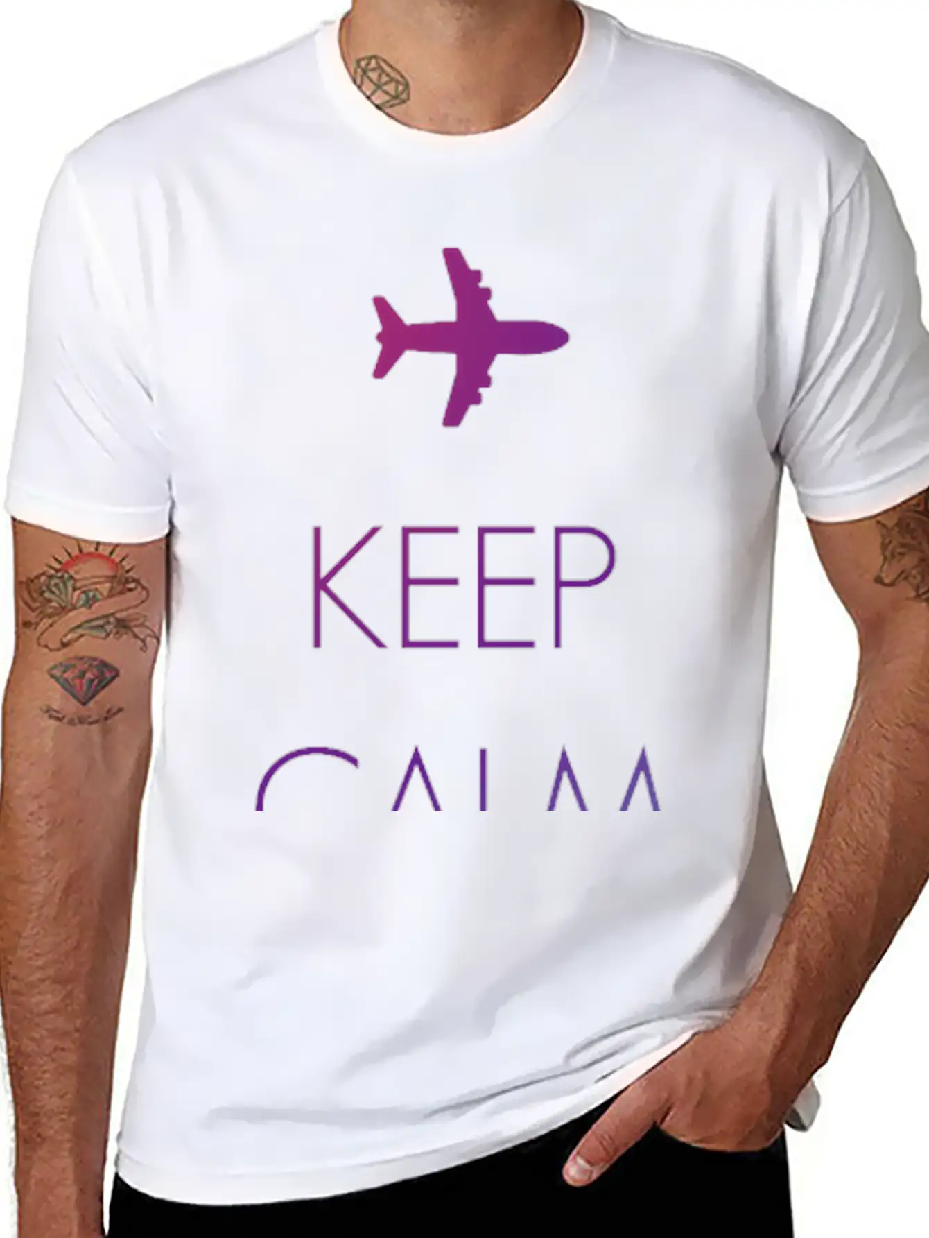 Keep Calm And Travel Often Breathable Soft Cotton T-Shirt – Timeless Casual Look