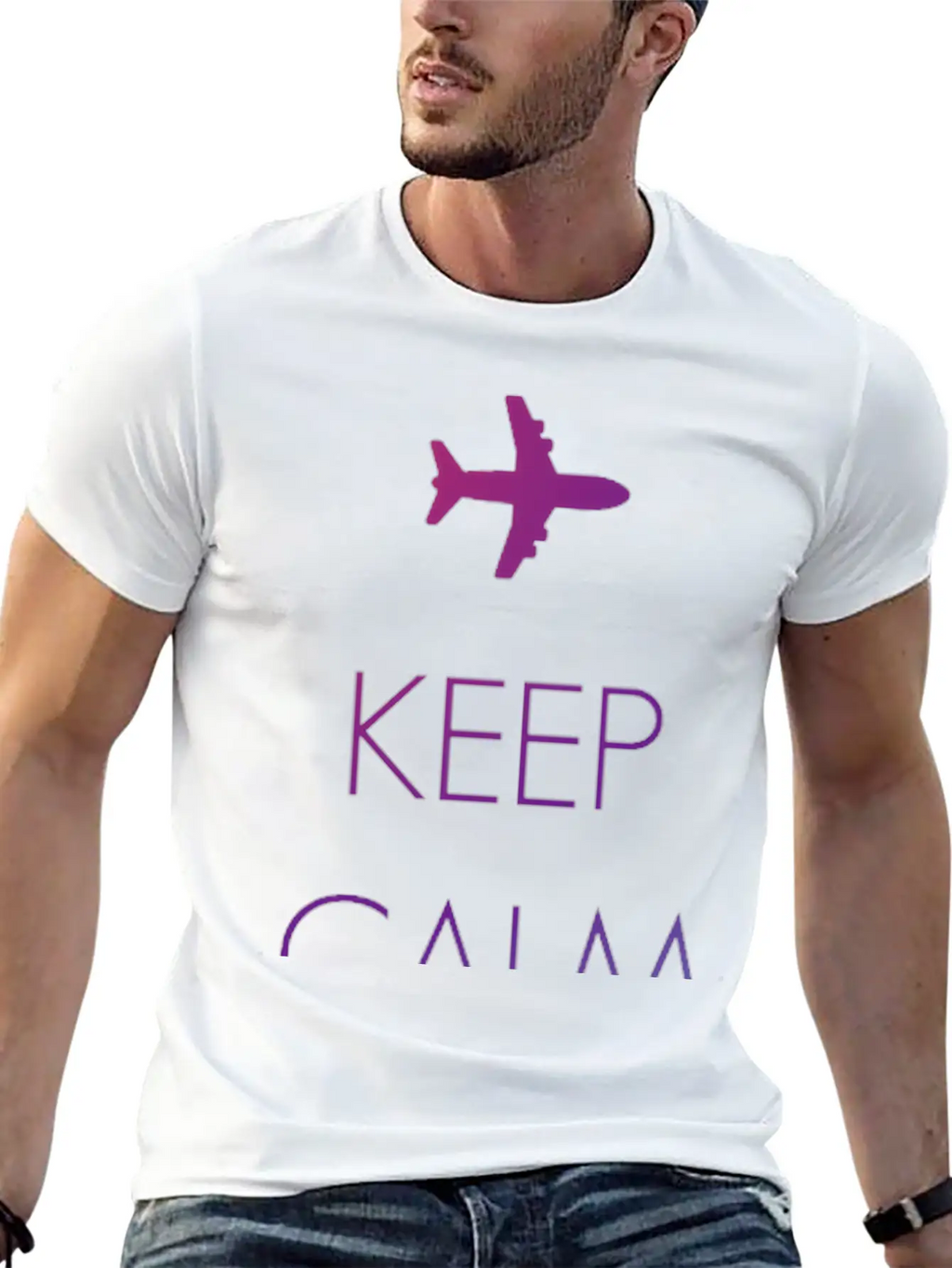 Keep Calm And Travel Often Breathable Soft Cotton T-Shirt – Timeless Casual Look