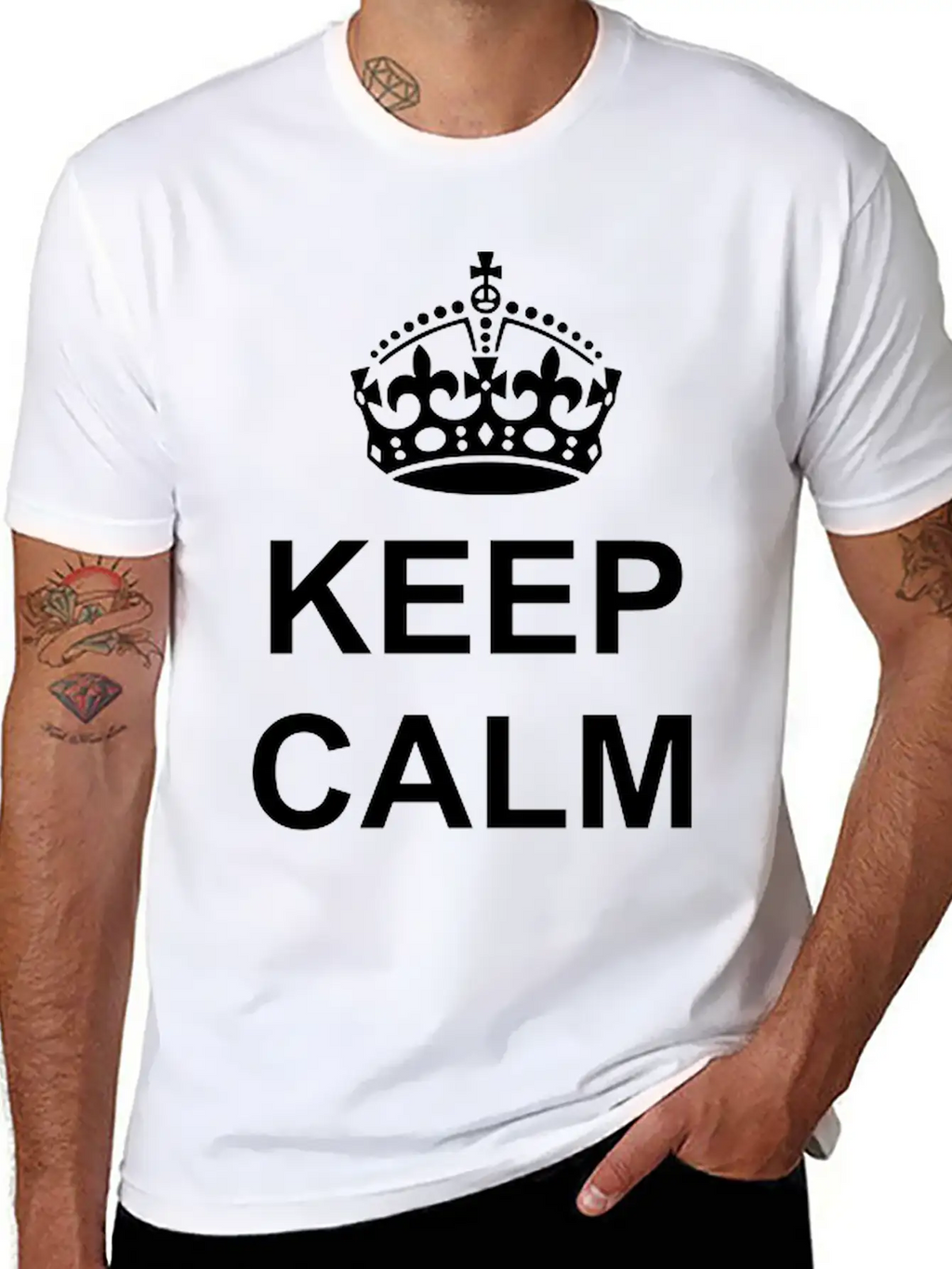 Keep Calm And X Ray On Unisex Casual T-Shirt – Clean Design For Daily Comfort