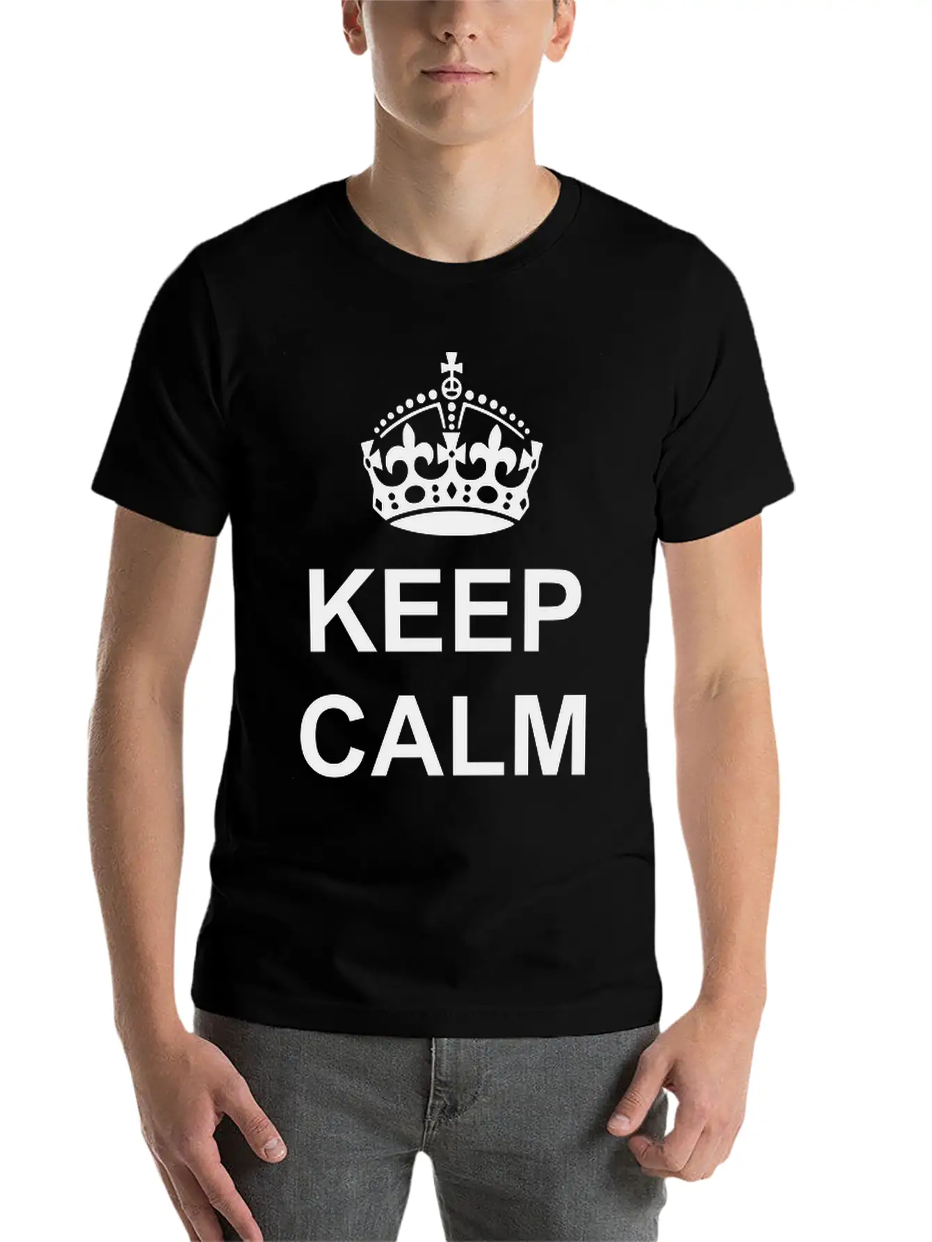 Keep Calm And X Ray On Unisex Casual T-Shirt – Clean Design For Daily Comfort