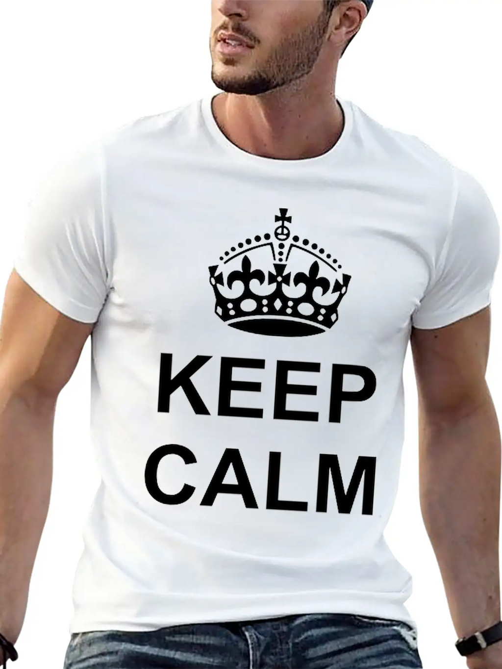 Keep Calm And X Ray On Unisex Casual T-Shirt – Clean Design For Daily Comfort
