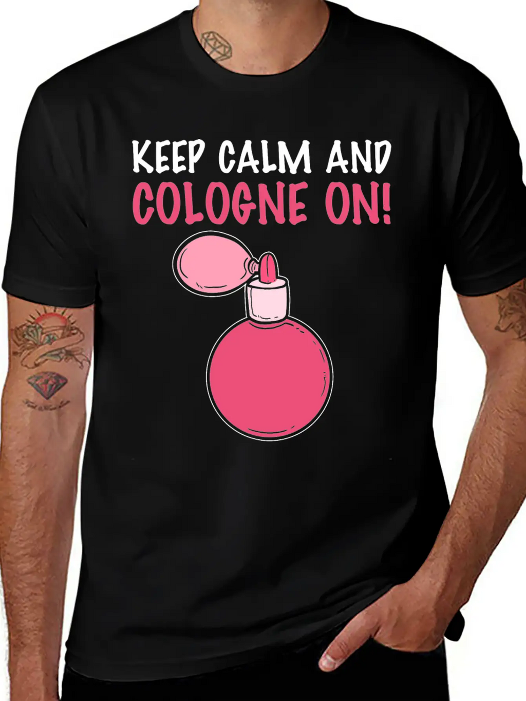 Keep Calm Relaxing Smell Gift Unisex Short Sleeve Soft Cotton T-Shirt – Casual Everyday Wear