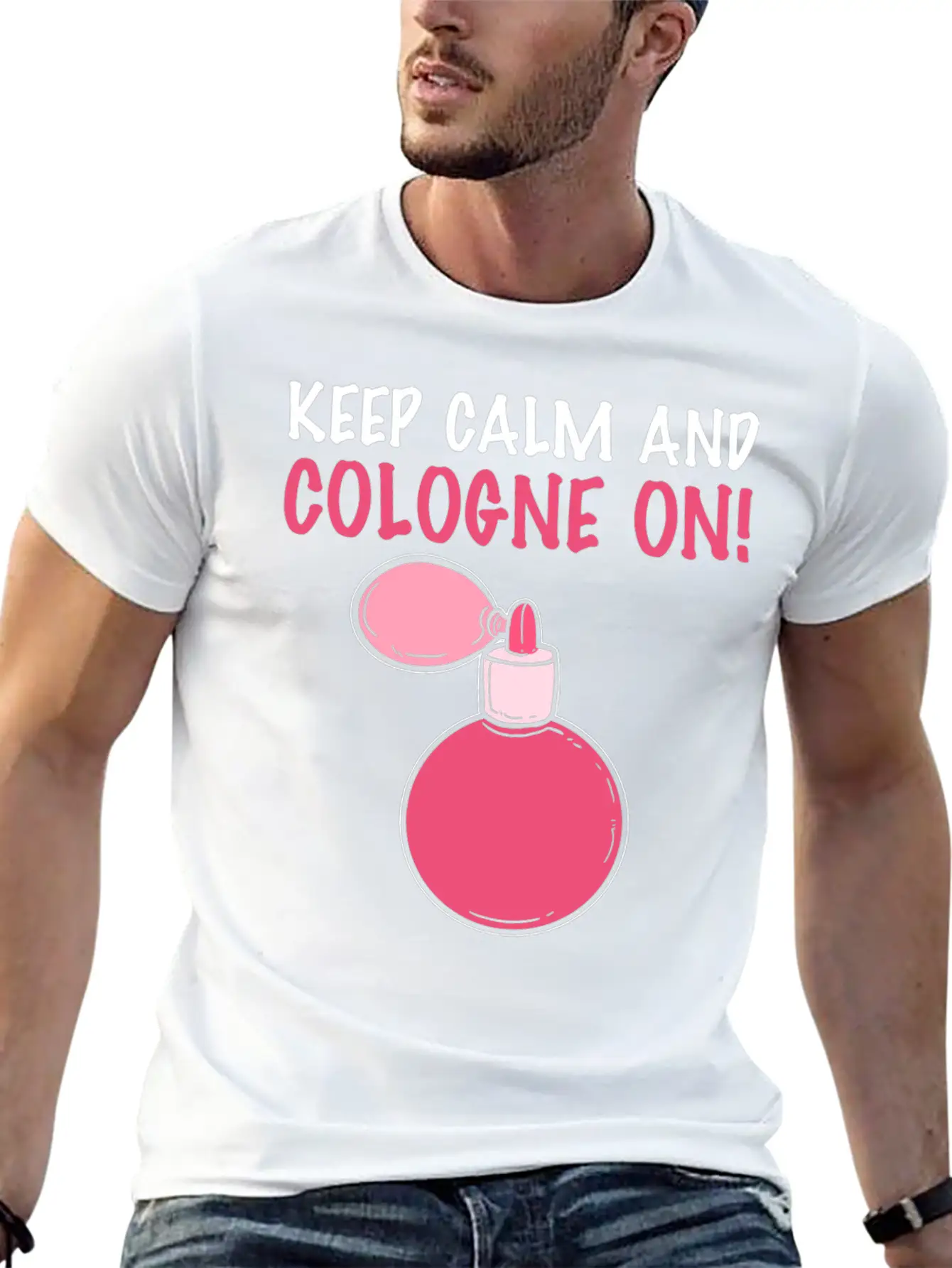 Keep Calm Relaxing Smell Gift Unisex Short Sleeve Soft Cotton T-Shirt – Casual Everyday Wear