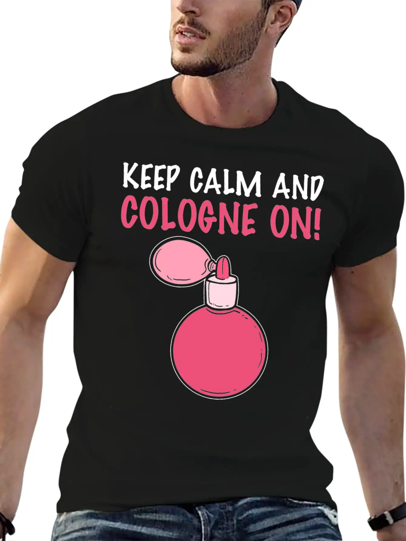 Keep Calm Relaxing Smell Gift Unisex Short Sleeve Soft Cotton T-Shirt – Casual Everyday Wear