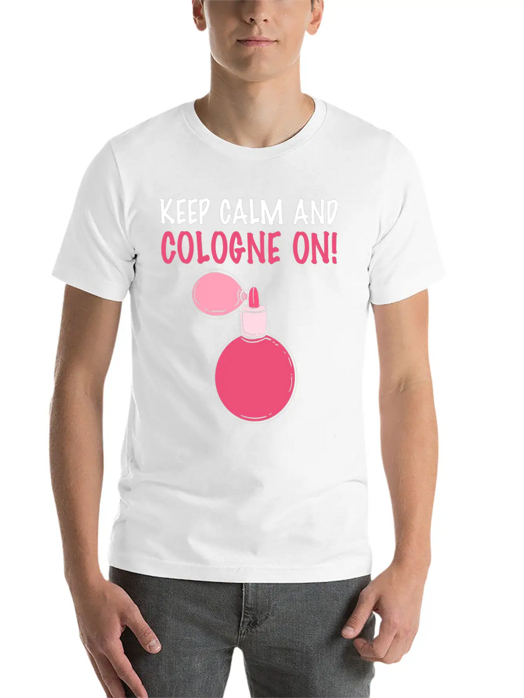Keep Calm Relaxing Smell Gift Unisex Short Sleeve Soft Cotton T-Shirt – Casual Everyday Wear
