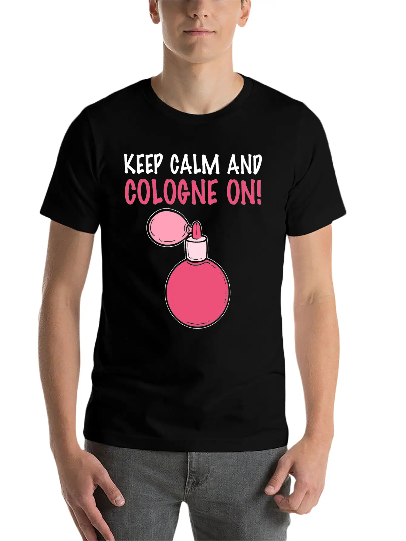 Keep Calm Relaxing Smell Gift Unisex Short Sleeve Soft Cotton T-Shirt – Casual Everyday Wear