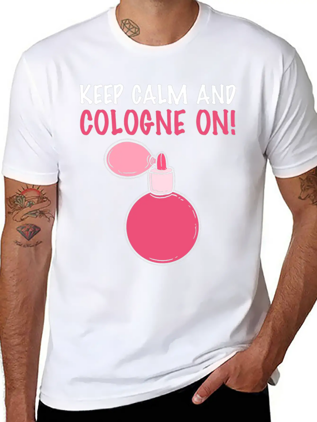 Keep Calm Relaxing Smell Gift Unisex Short Sleeve Soft Cotton T-Shirt – Casual Everyday Wear