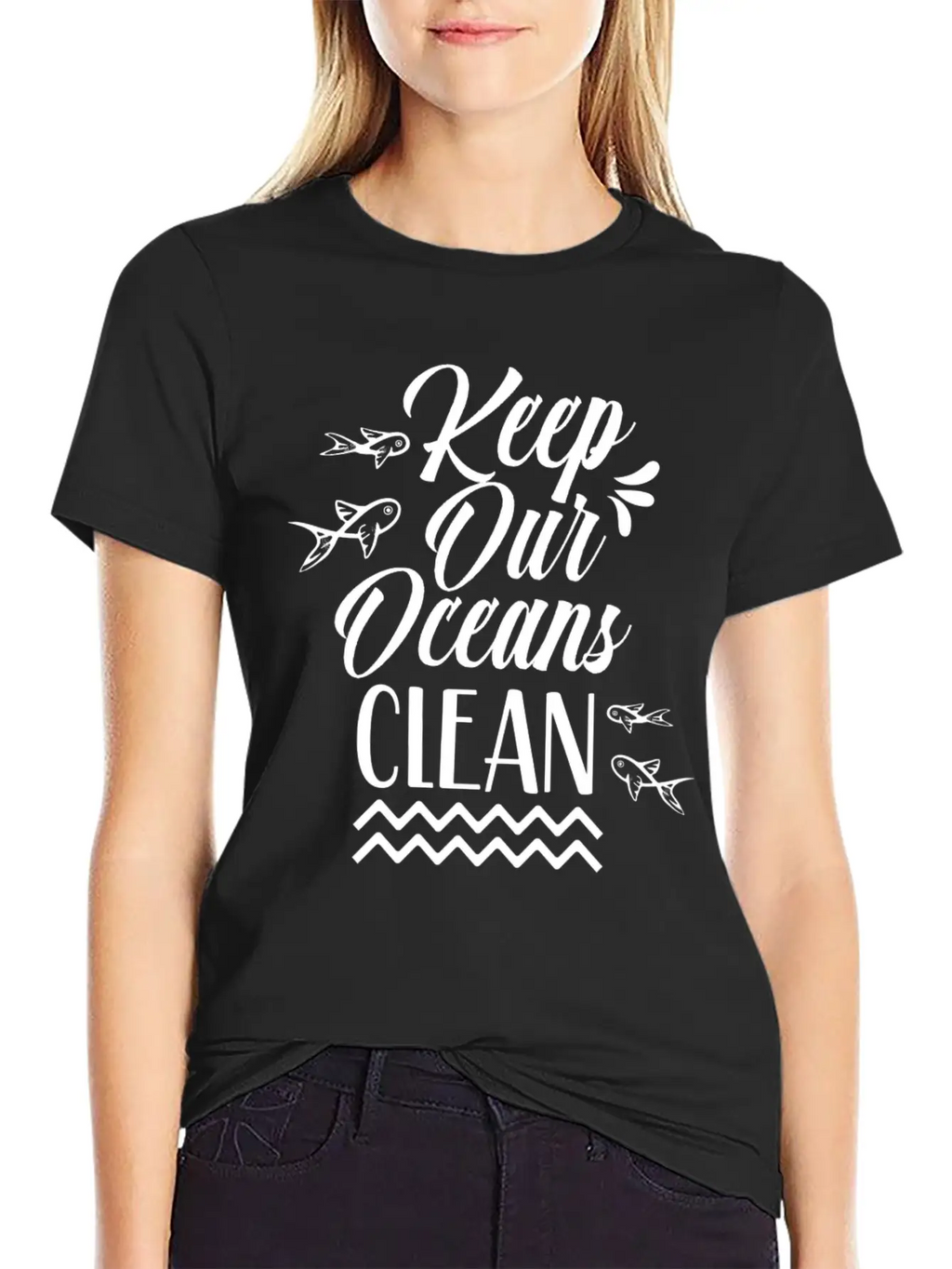 Keep Our Oceans Clean Save Sea Ocean Protection Unisex Casual T-Shirt – Clean Design For Daily Comfort
