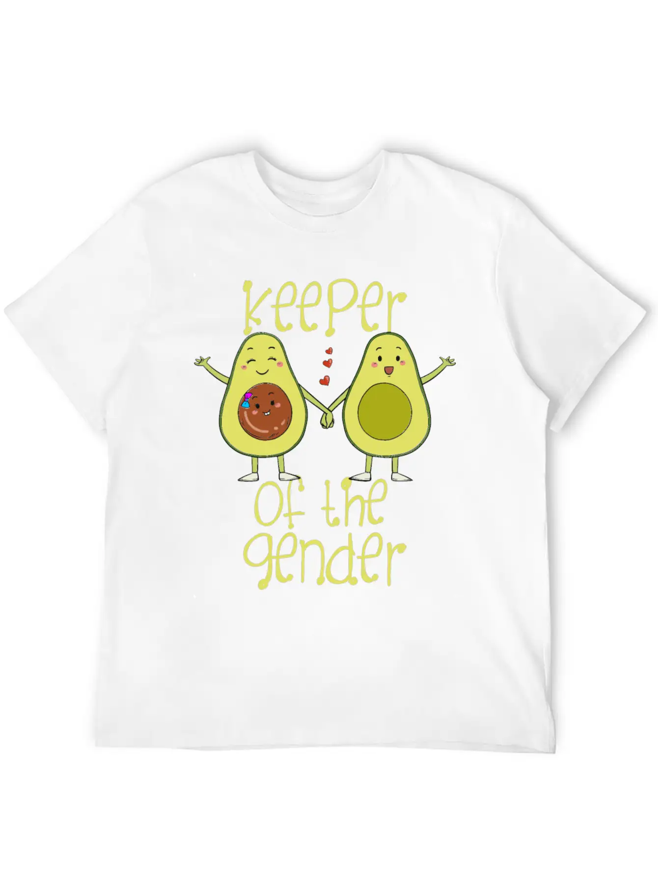 Keeper Of The Gender Reveal Baby Shower Party Avoc Unisex Casual T-Shirt – Clean Design For Daily Comfort
