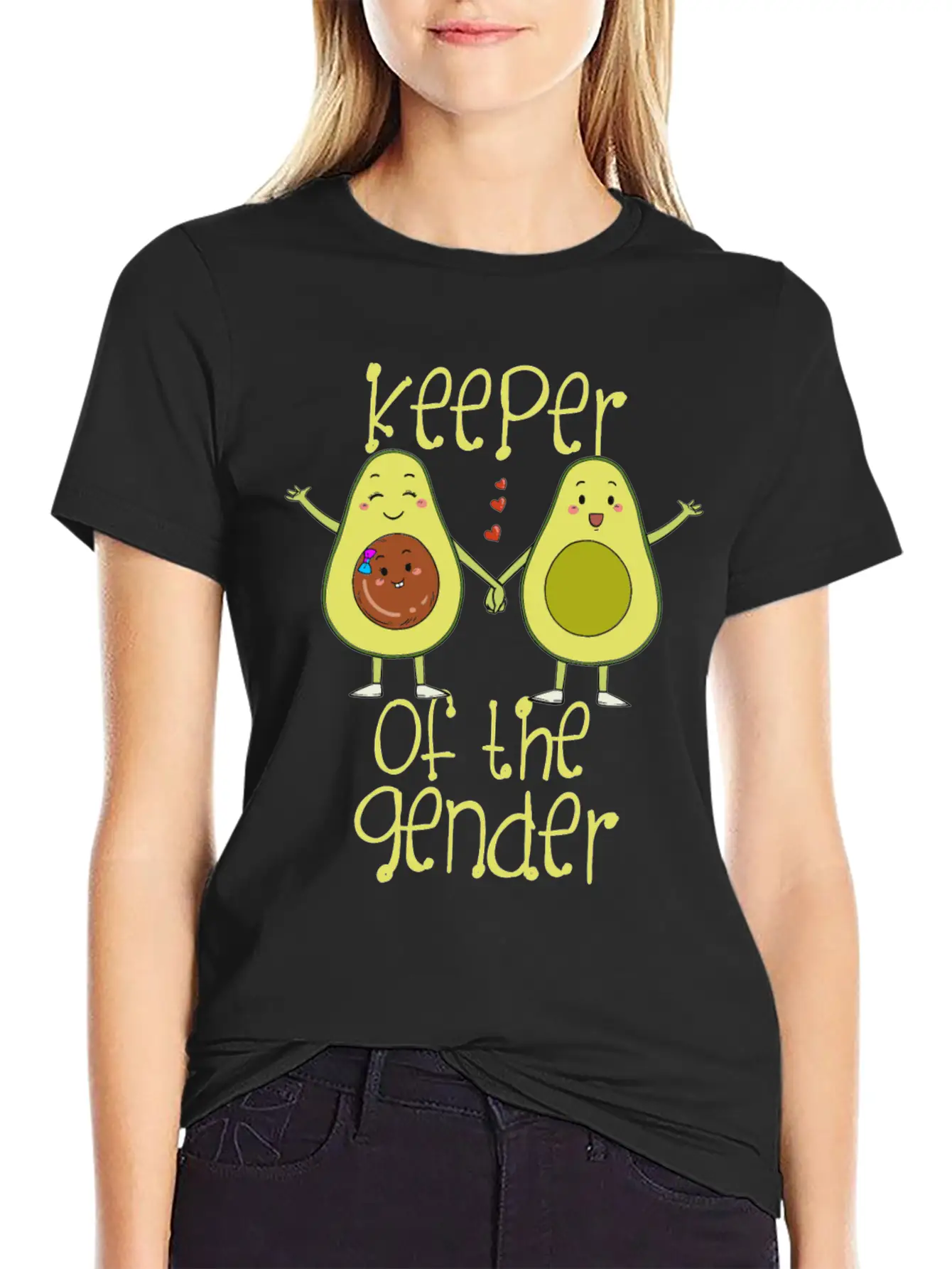 Keeper Of The Gender Reveal Baby Shower Party Avoc Unisex Casual T-Shirt – Clean Design For Daily Comfort