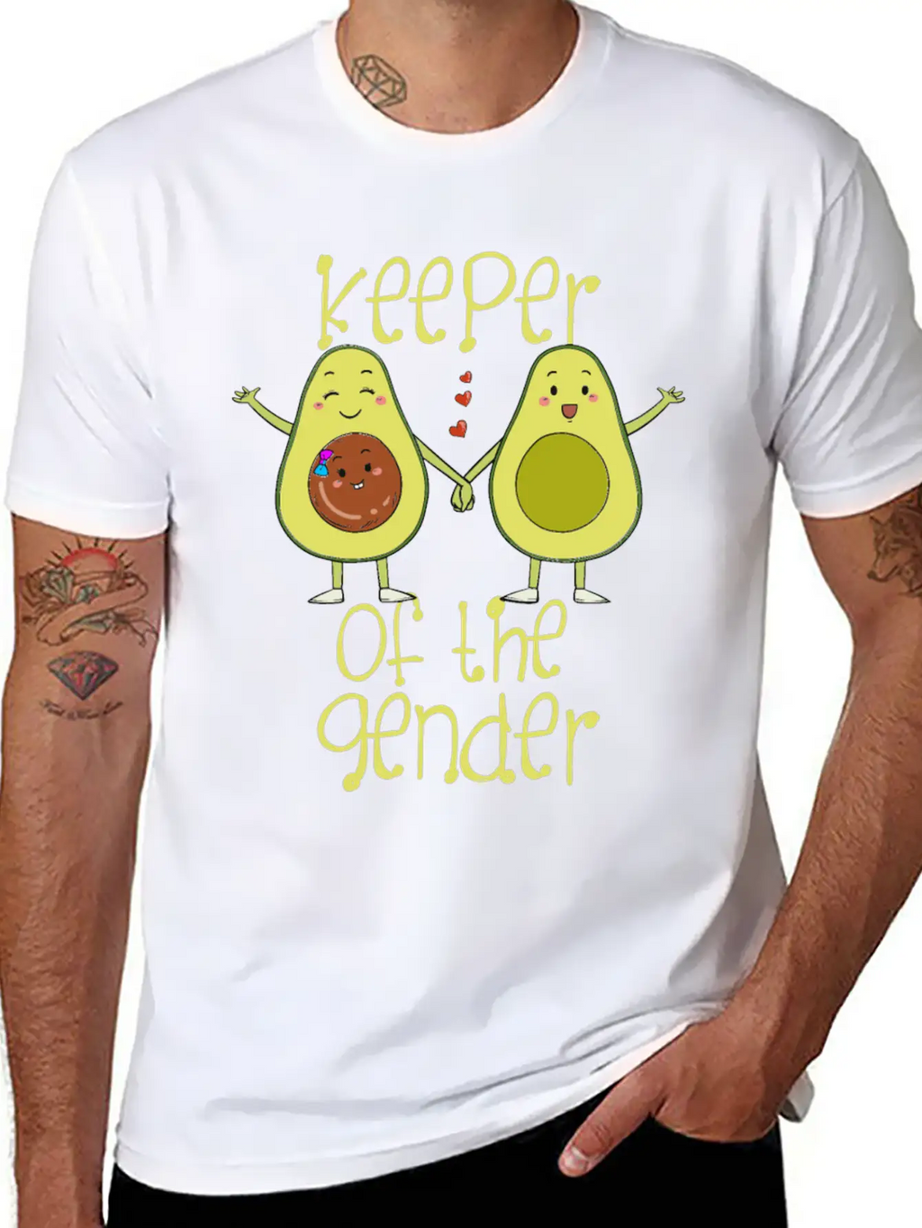 Keeper Of The Gender Reveal Baby Shower Party Avoc Unisex Casual T-Shirt – Clean Design For Daily Comfort