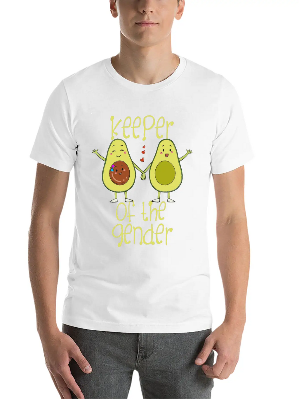 Keeper Of The Gender Reveal Baby Shower Party Avoc Unisex Casual T-Shirt – Clean Design For Daily Comfort