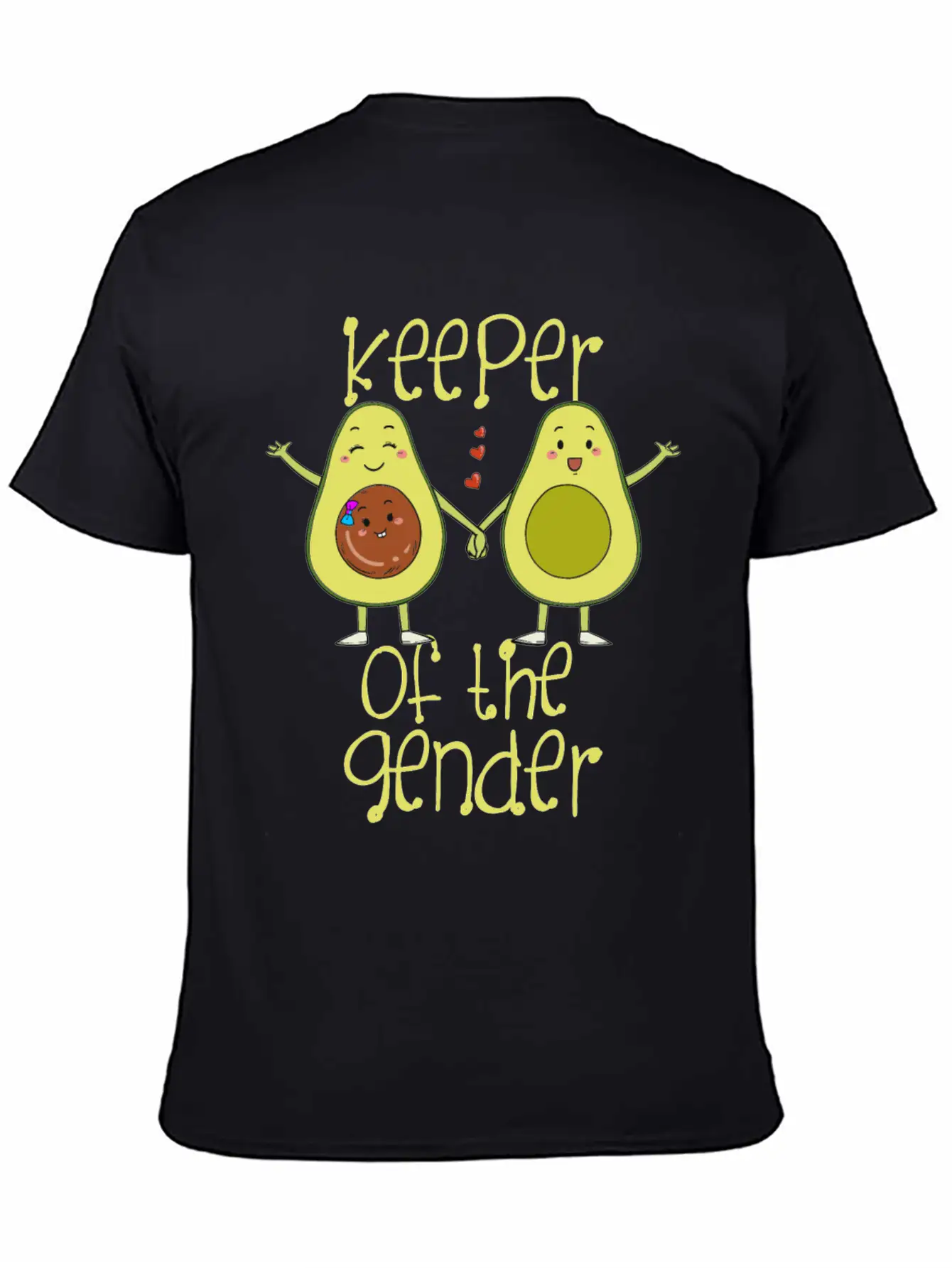 Keeper Of The Gender Reveal Baby Shower Party Avoc Unisex Casual T-Shirt – Clean Design For Daily Comfort