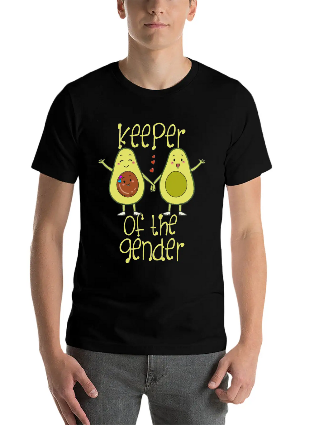 Keeper Of The Gender Reveal Baby Shower Party Avoc Unisex Casual T-Shirt – Clean Design For Daily Comfort