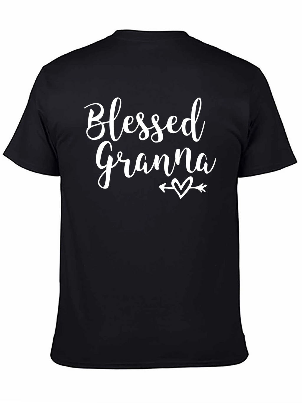 Blessed Granna Graphic T-Shirt - Black