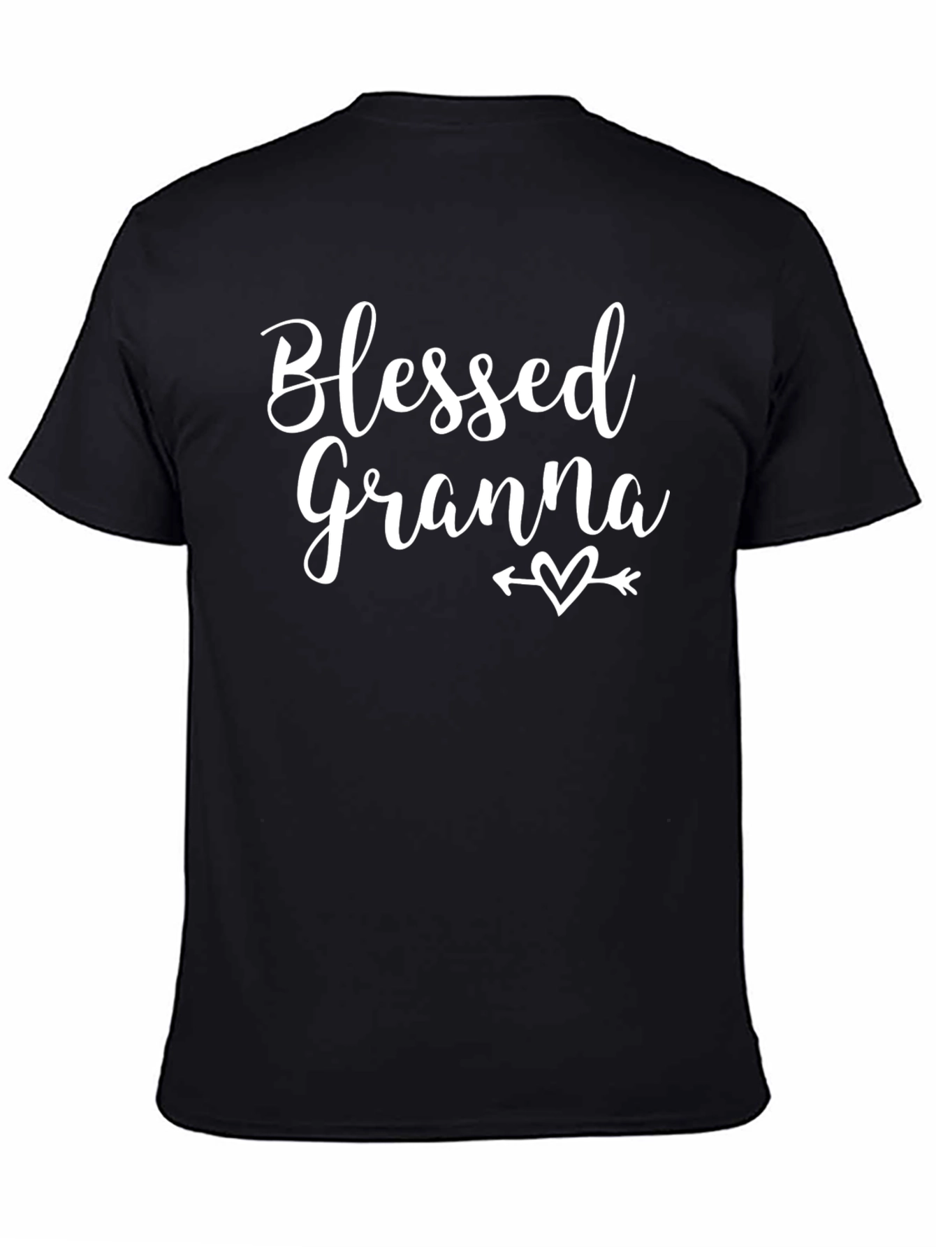 Blessed Granna Graphic T-Shirt - Black