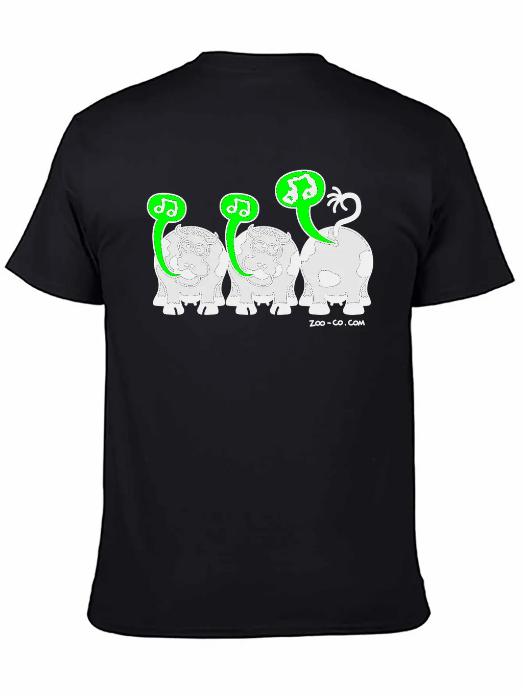 Kelly Green Singing Cows Women's T-Shirts Stylish Everyday T-Shirt – Unisex Basic Cotton Tee