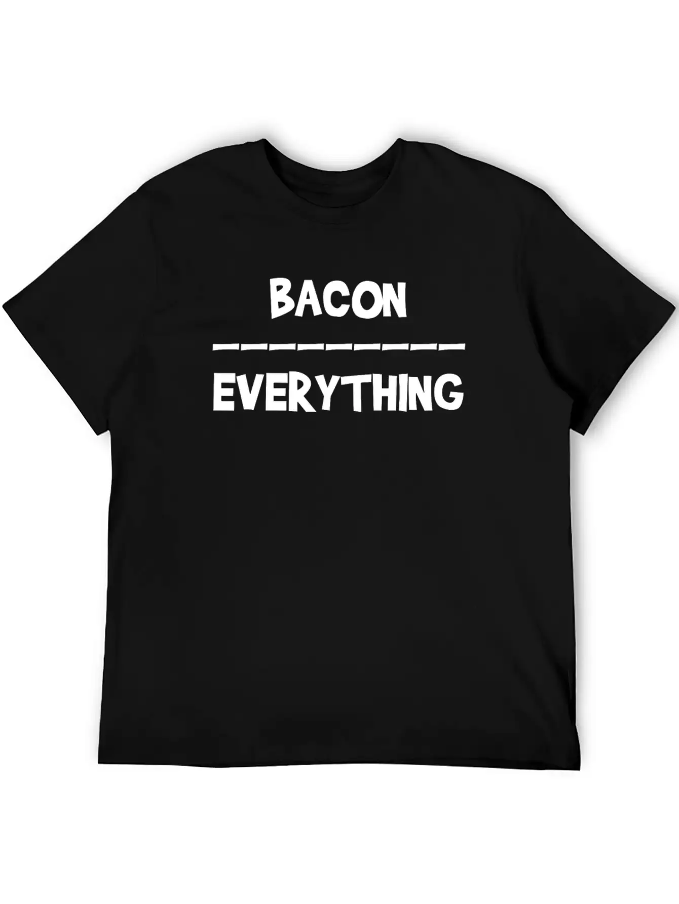 Keto Bacon Over Everything Bacon Lover Keto Unisex Short Sleeve Soft Cotton T-Shirt – Casual Everyday Wear